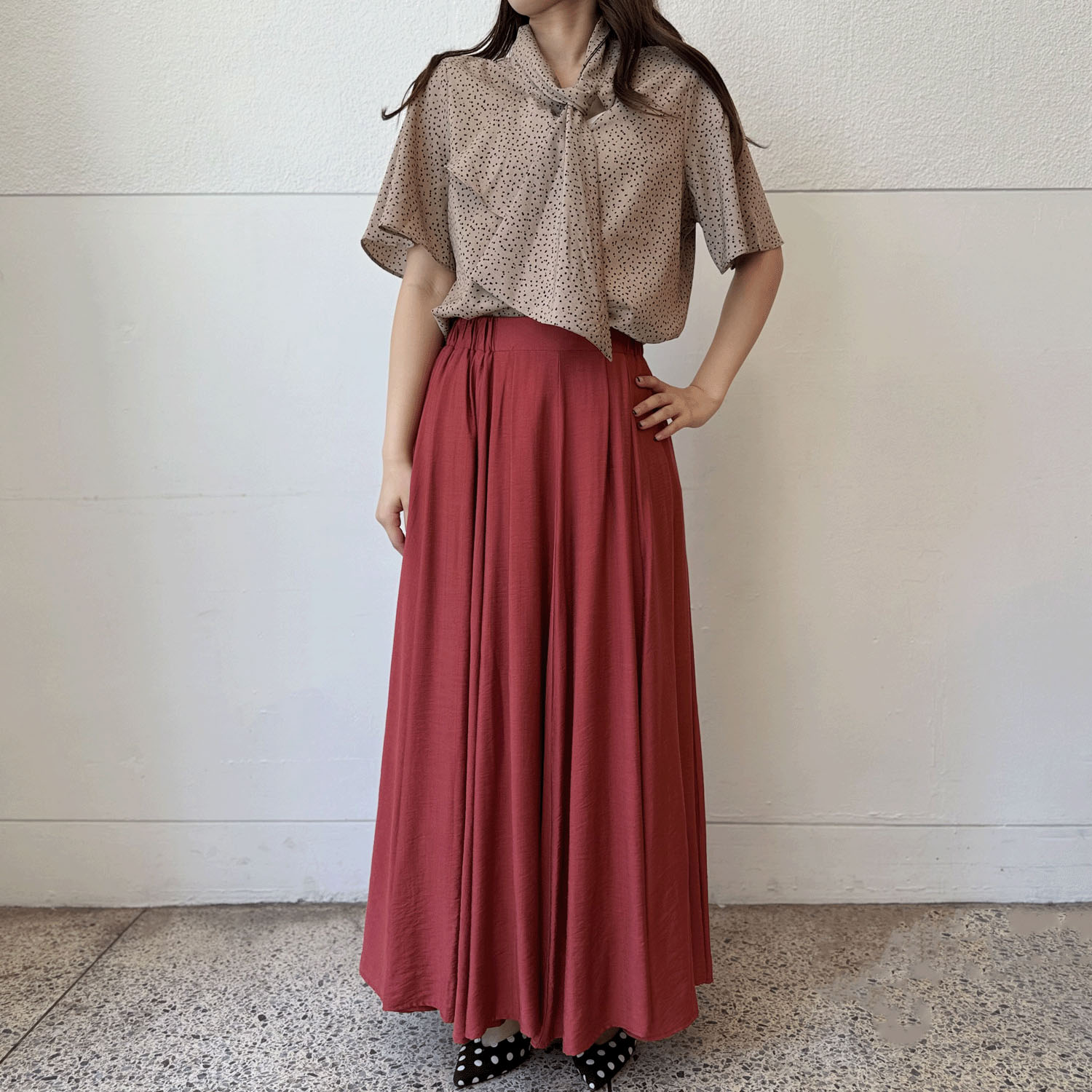 ベネシャンボウタイブラウス - 画像6