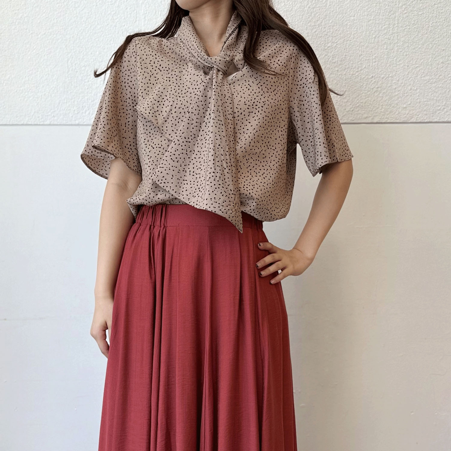 ベネシャンボウタイブラウス - 画像9