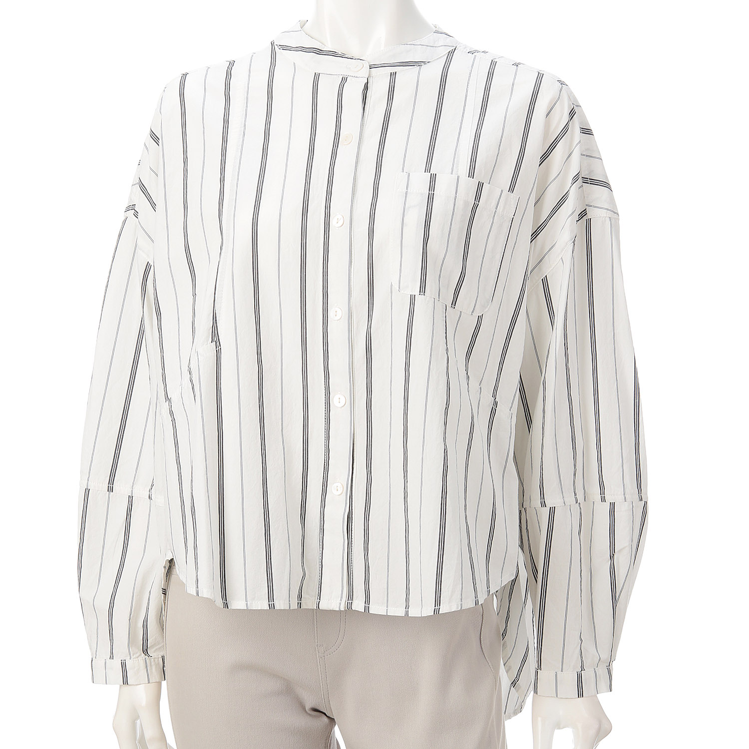 MAKITO ストライプバンドカラーブラウス - 画像2