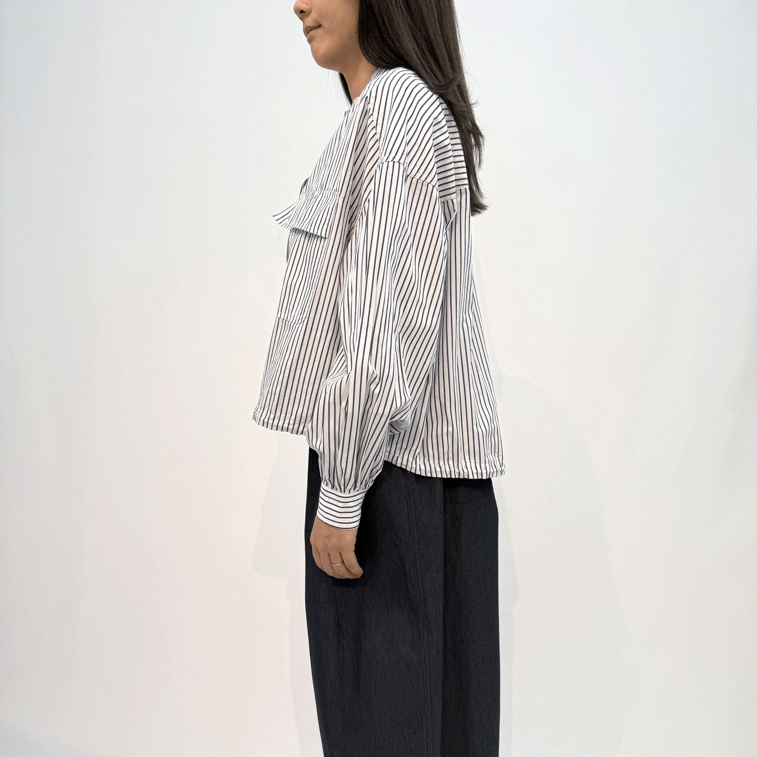 MAKITO  ストライプ裾ドローストリングジャケット - 画像2