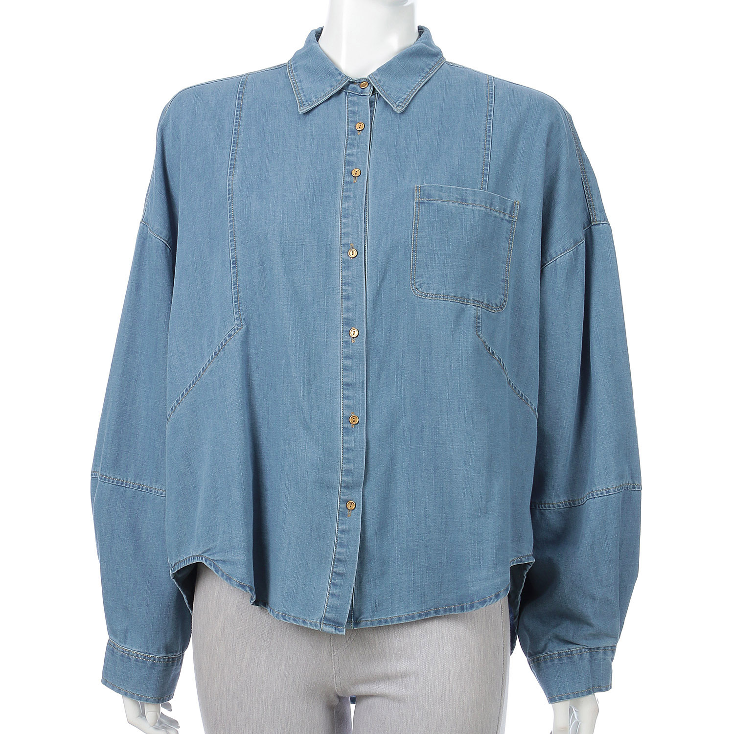 MAKITO デニムデザインシャツ