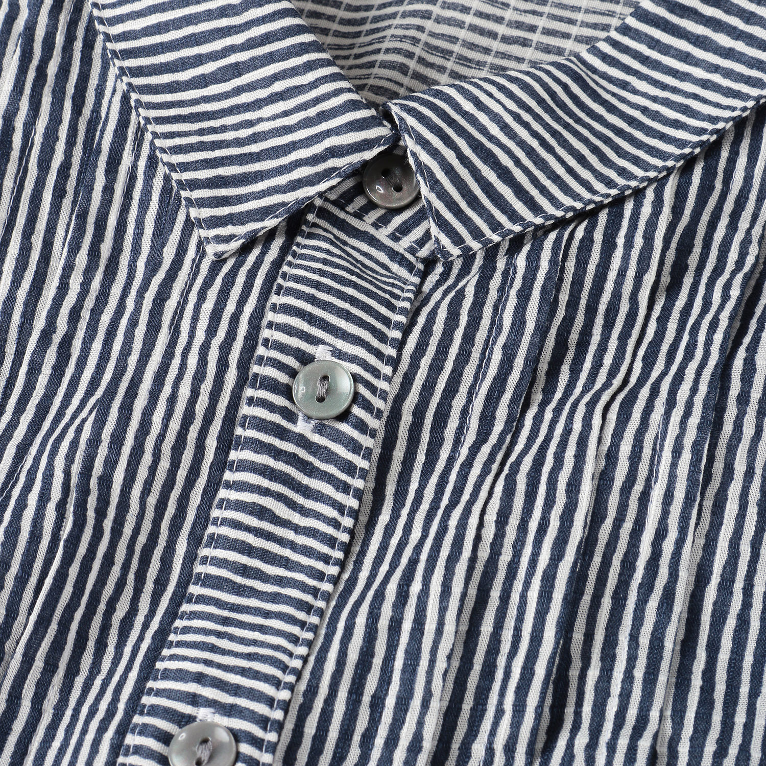 よろけストライプブラウス - 画像5