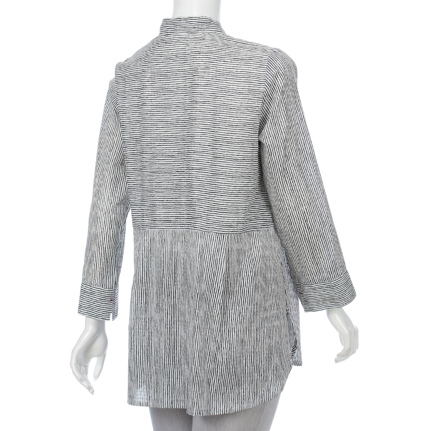 よろけストライプブラウス - 画像5