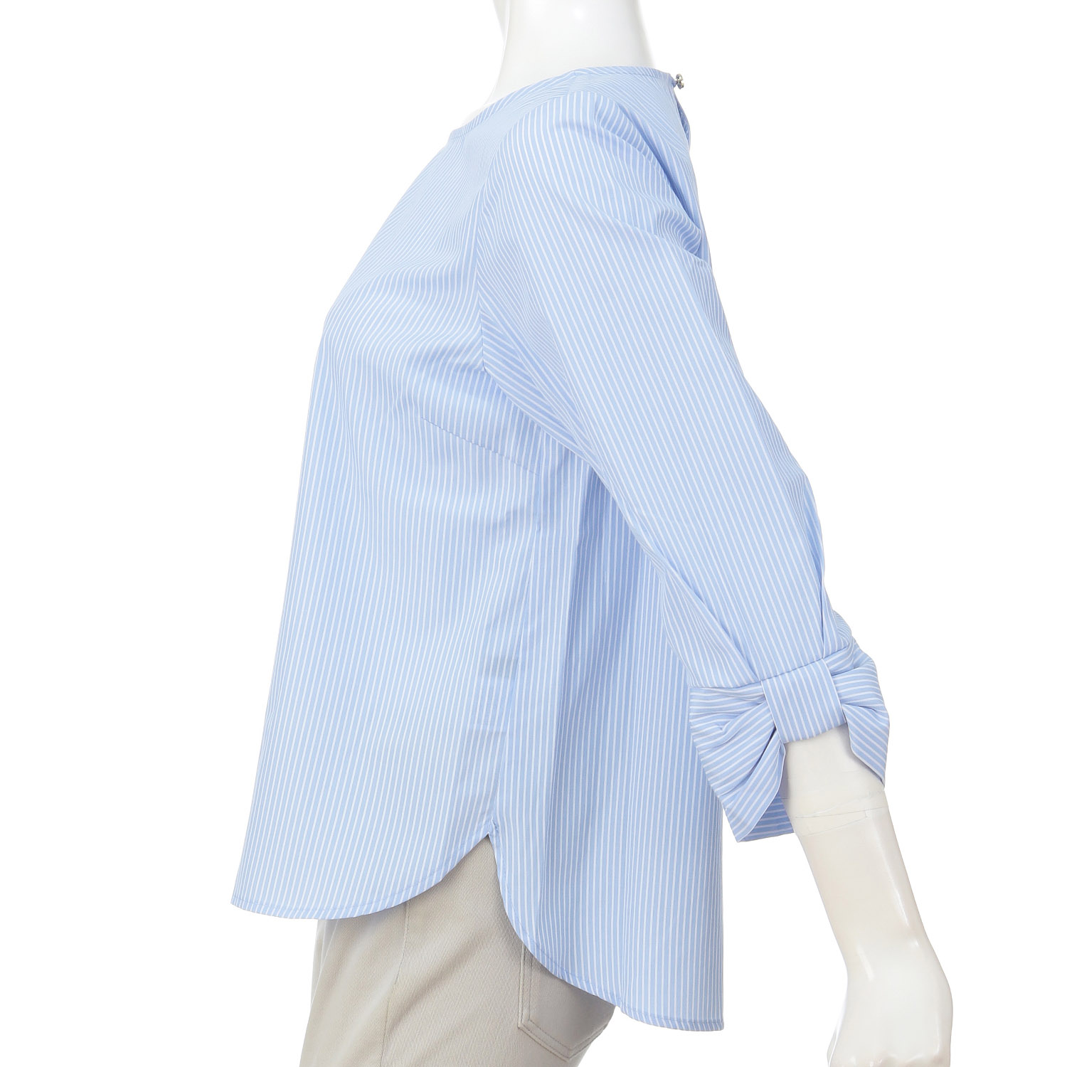 TCブロードリボンディテールブラウス - 画像4