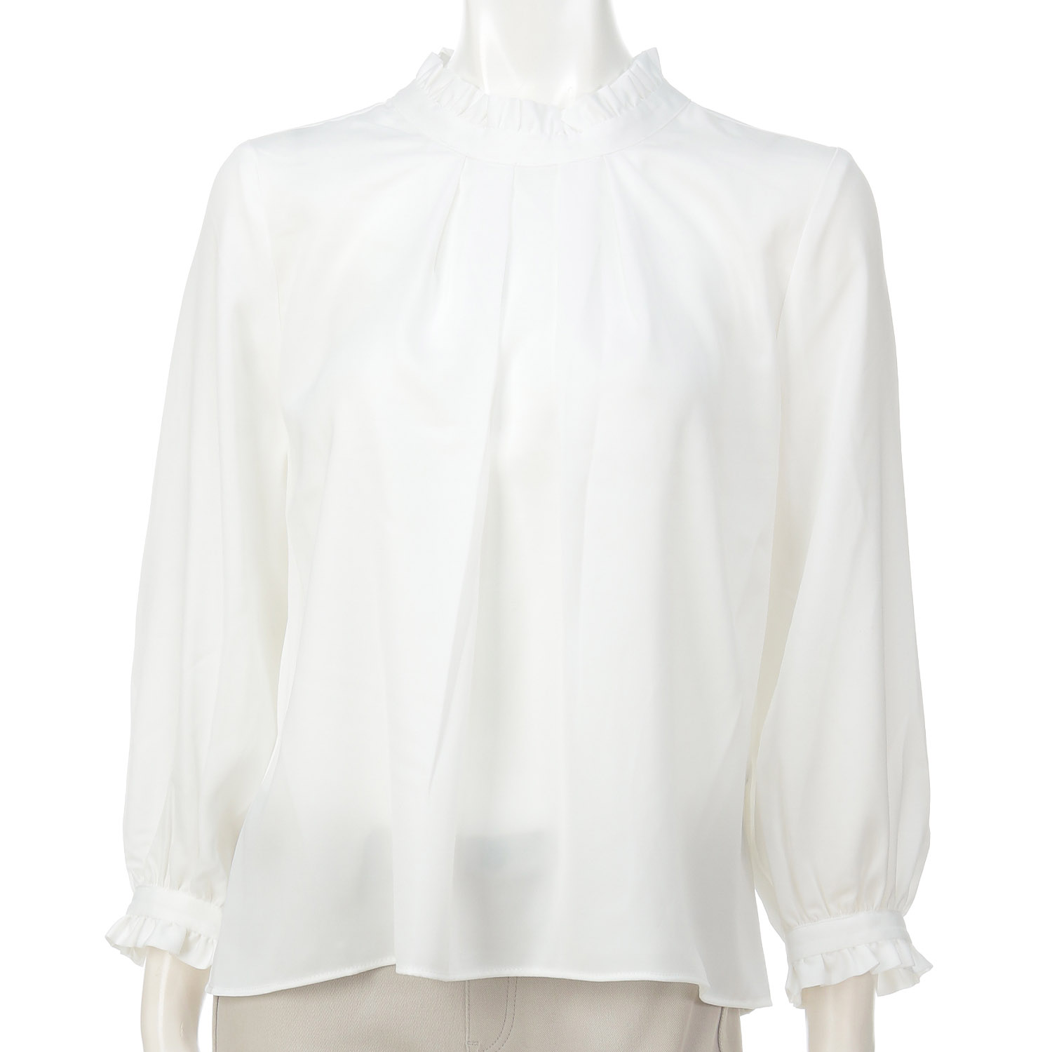 ベネシャンプチハイネックブラウス - 画像2