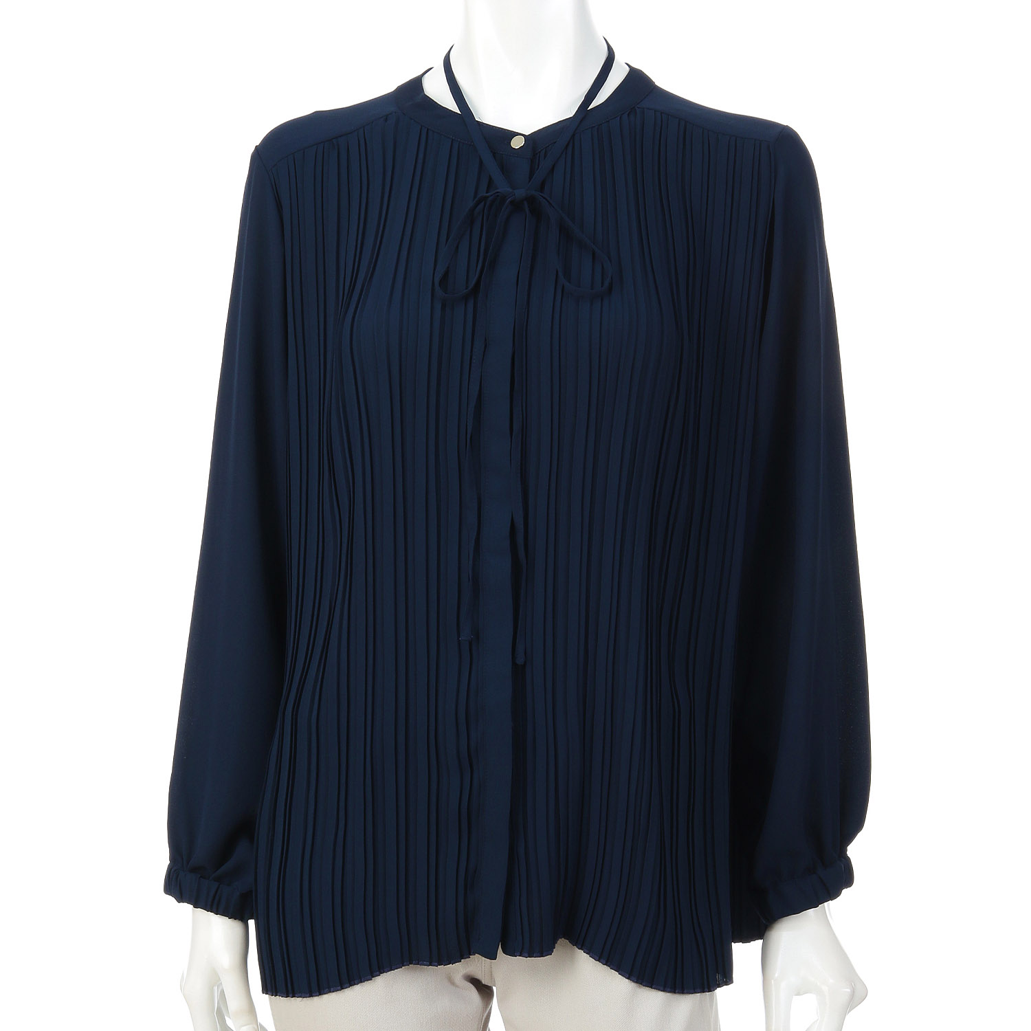 ジョーゼット前後2WAYプリーツブラウス - 画像3