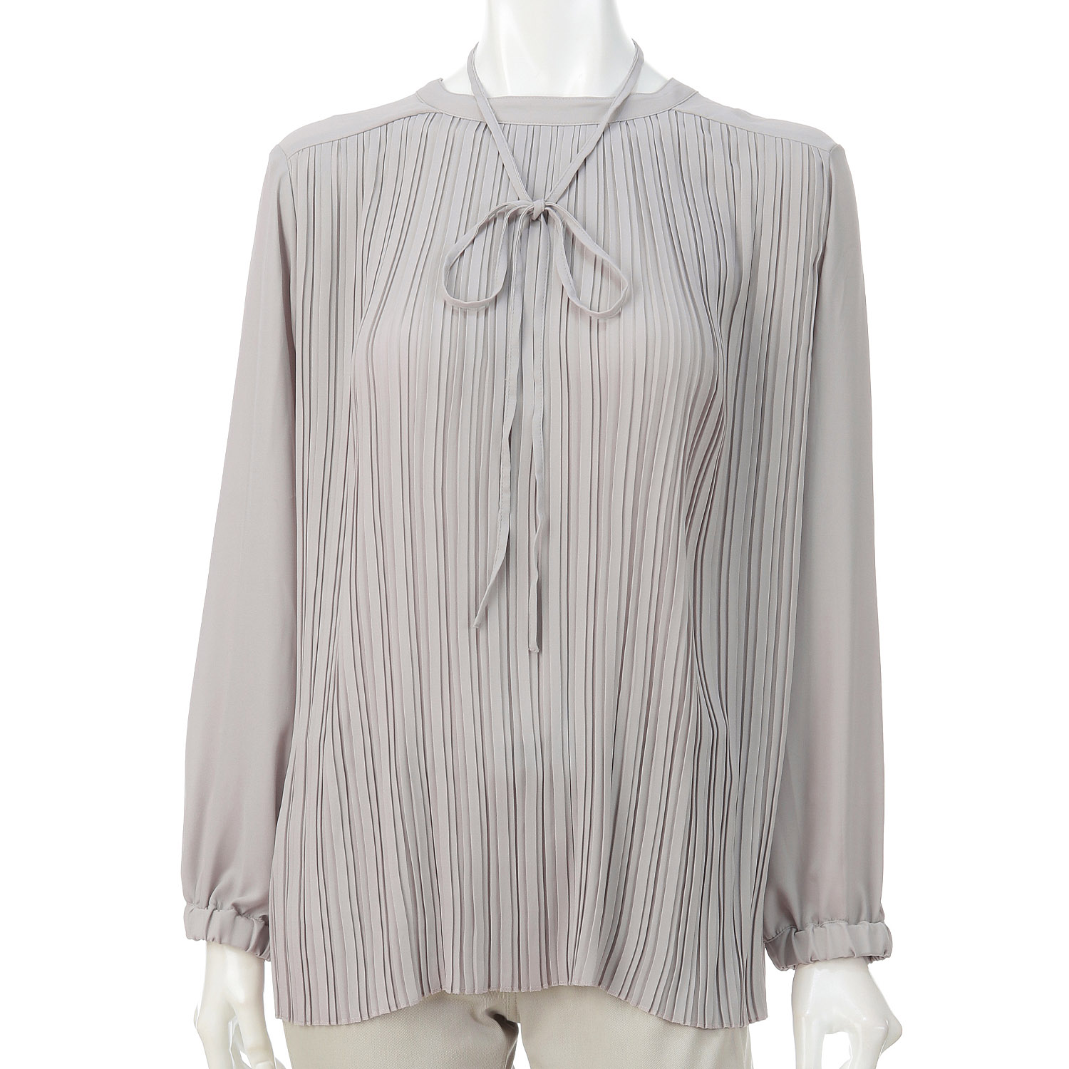 ジョーゼット前後2WAYプリーツブラウス - 画像6