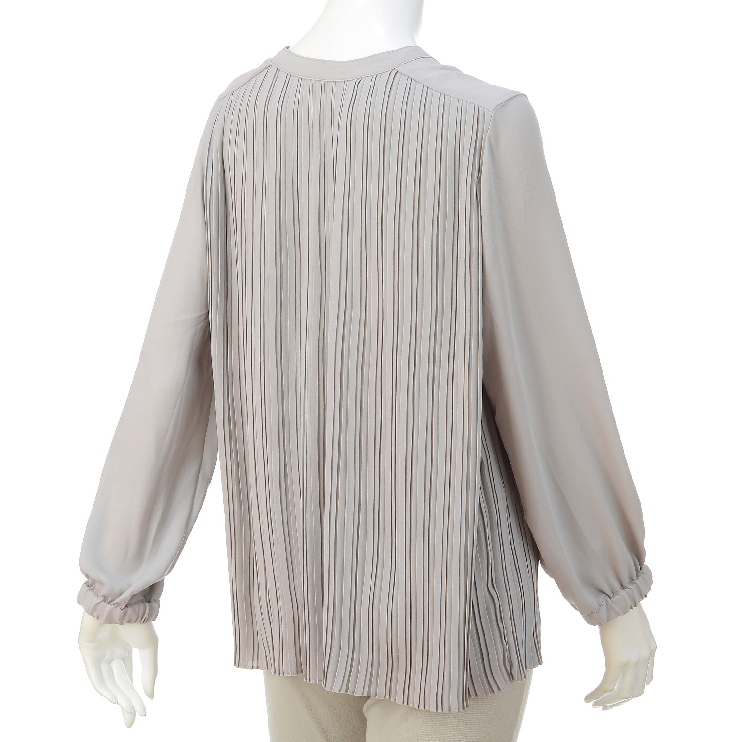 ジョーゼット前後2WAYプリーツブラウス - 画像7