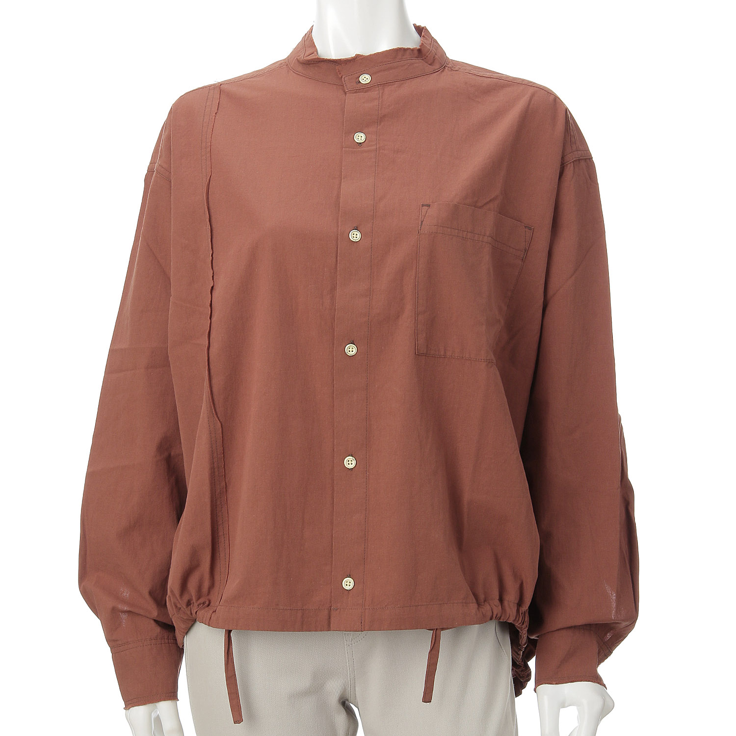 【CUBE SUGAR】ワッシャーポプリンカットオフシャツ - 画像2