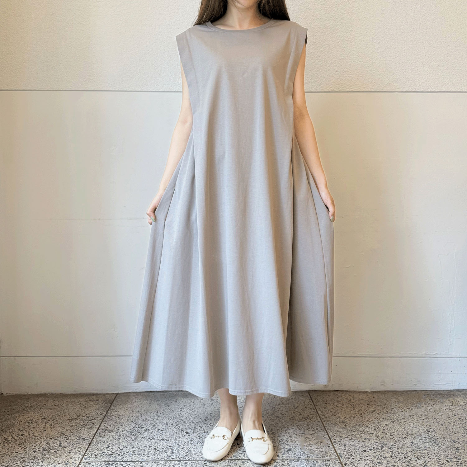 スカーフリボン付ワンピース