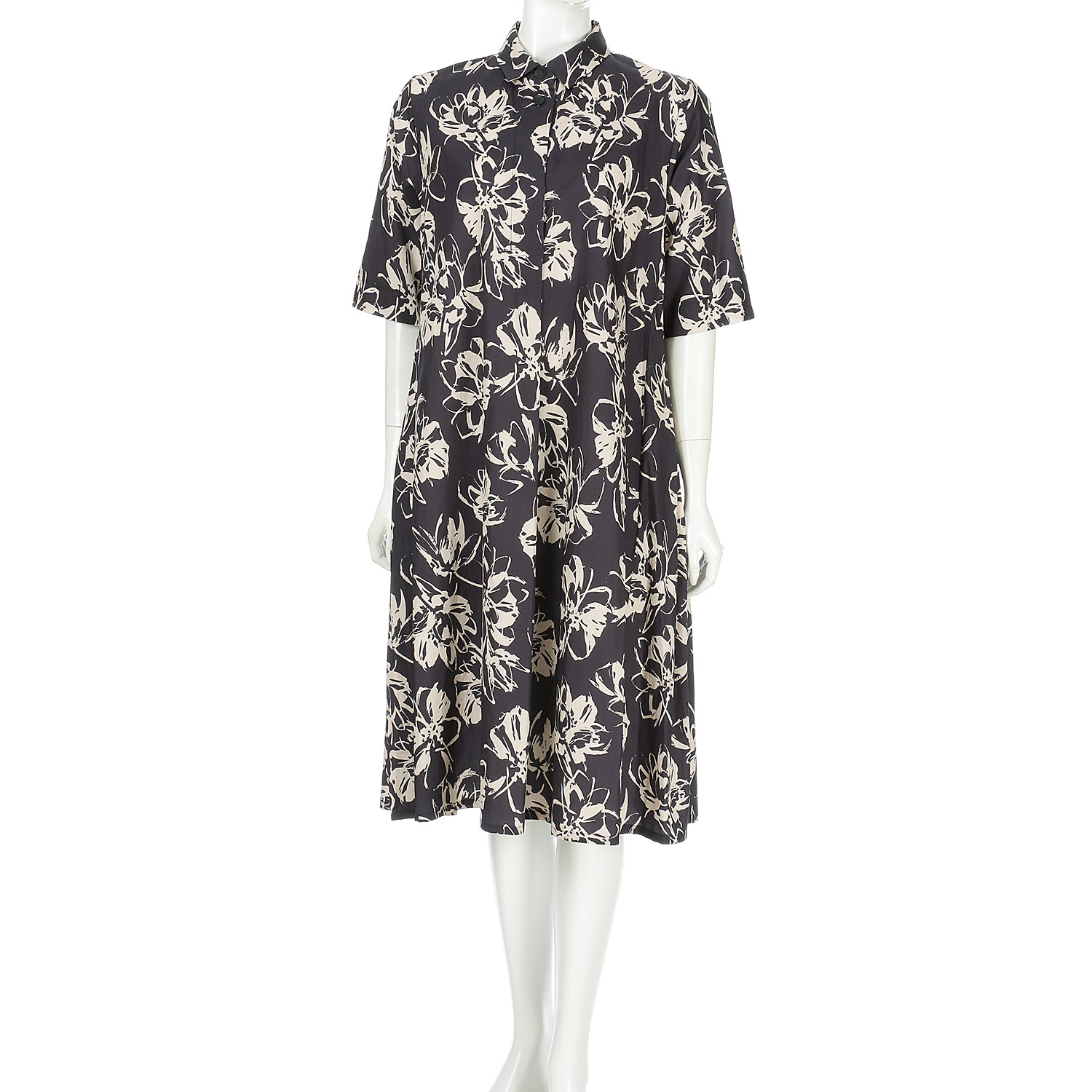 40ブロードインクジェットプリントワンピース - 画像13