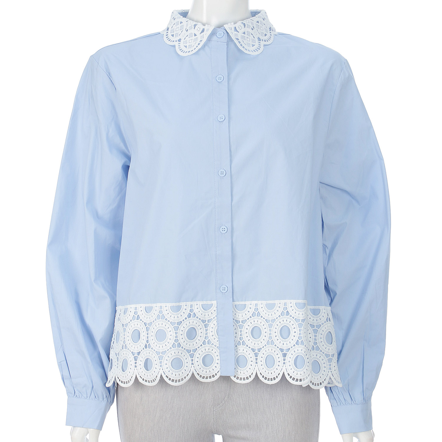 スカラップデザインブラウス