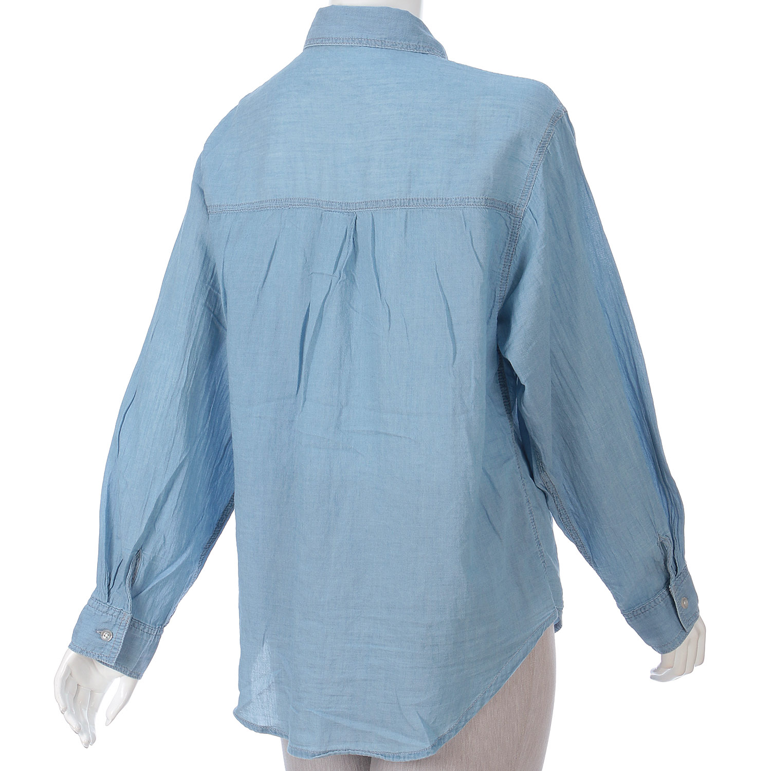 シアーデニム胸両ポケシャツ - 画像20