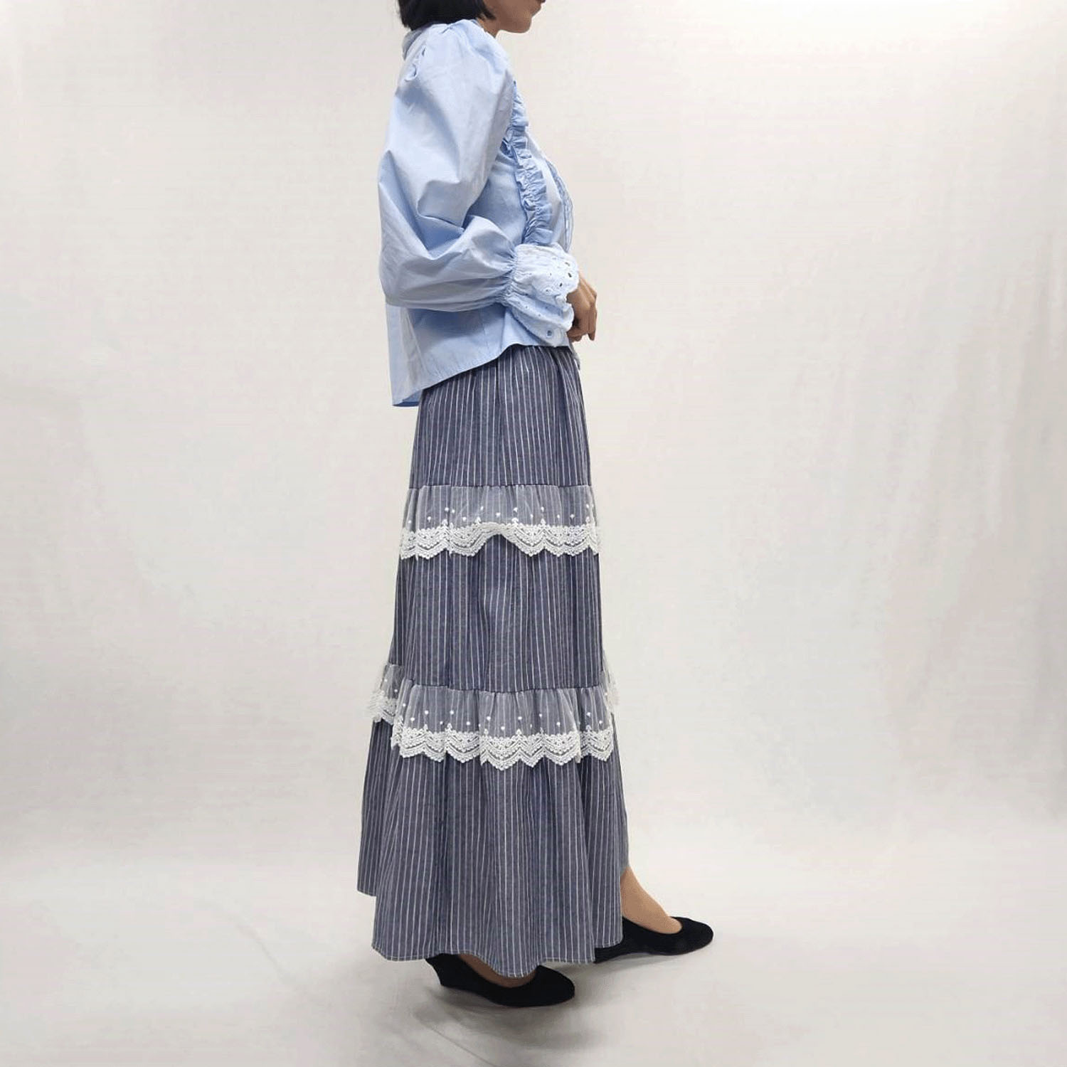 フリルデザインブラウス - 画像13