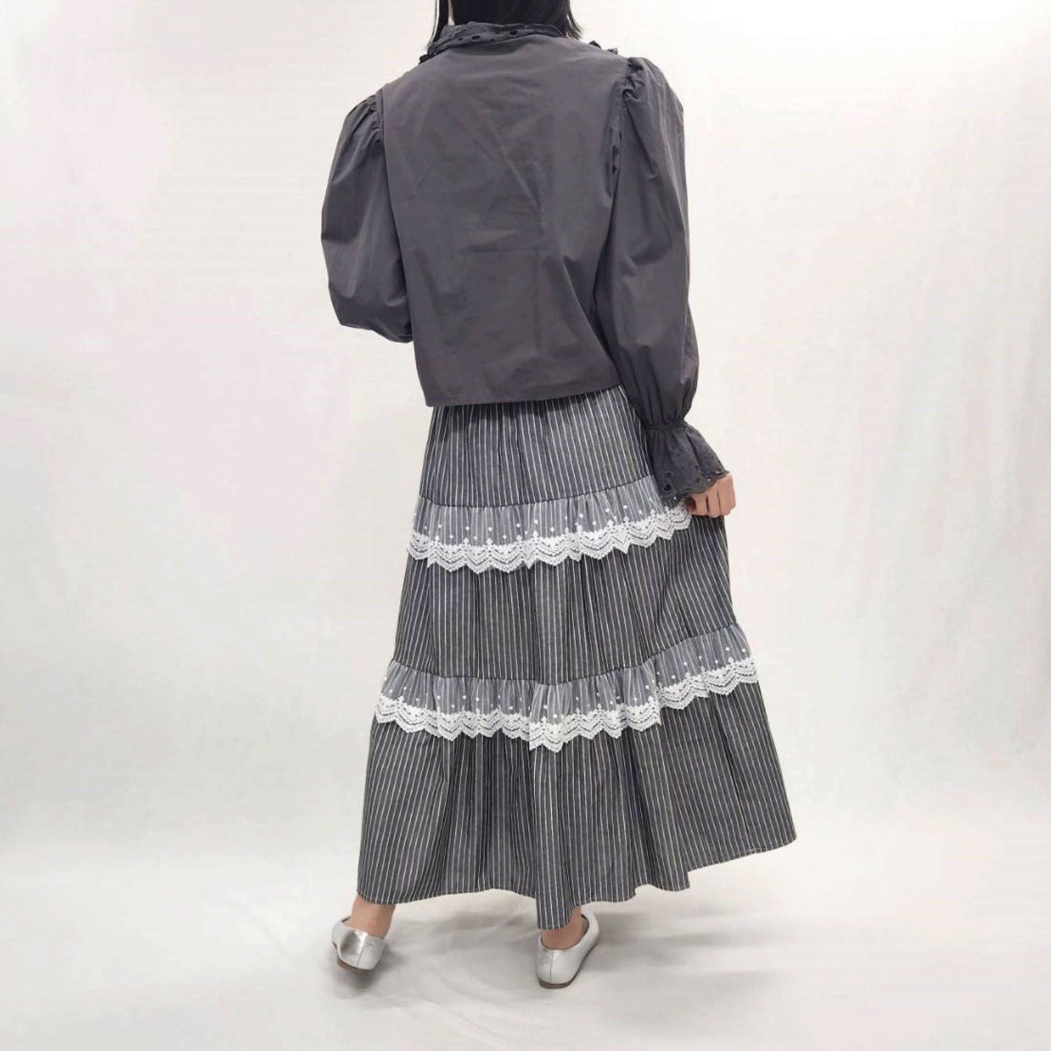 フリルデザインブラウス - 画像9