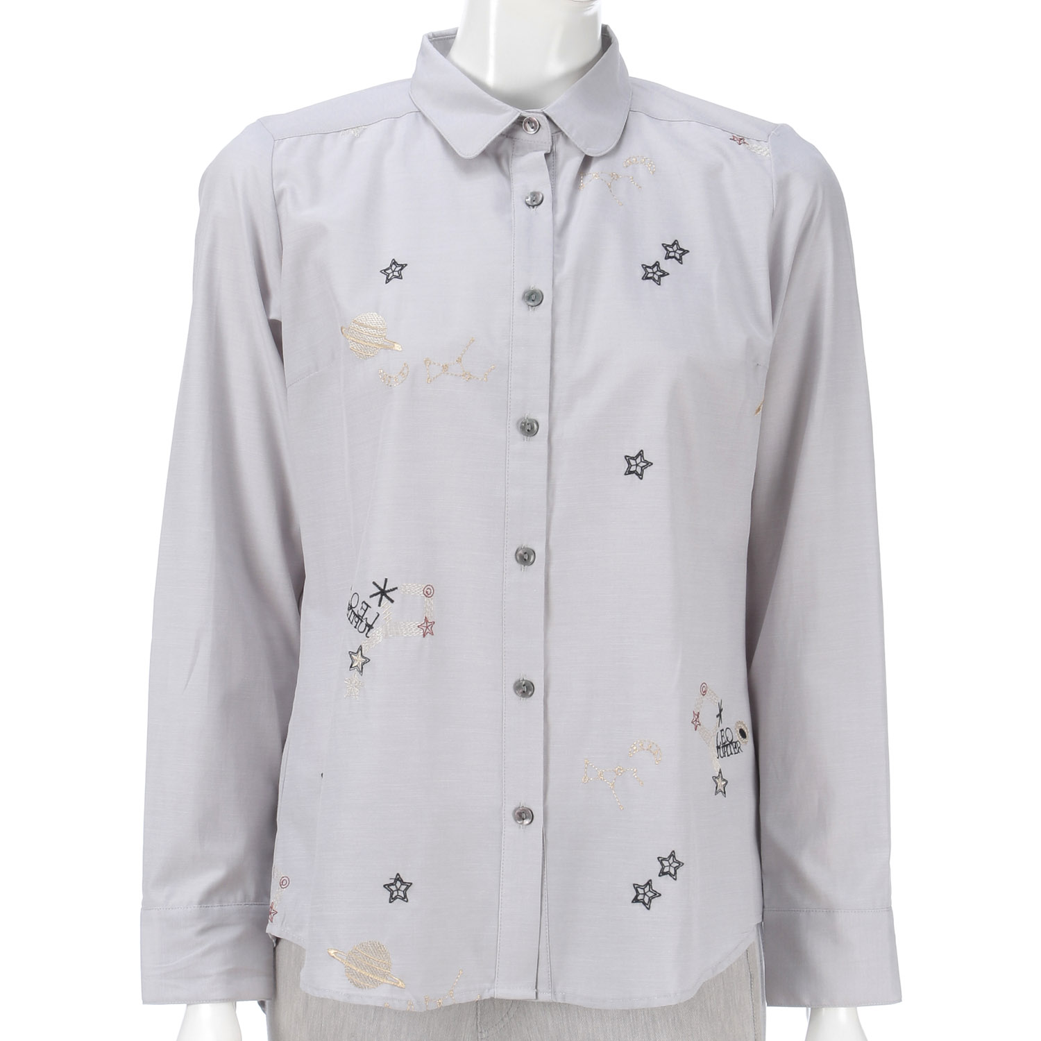 コズミック刺繍ブラウス - 画像2