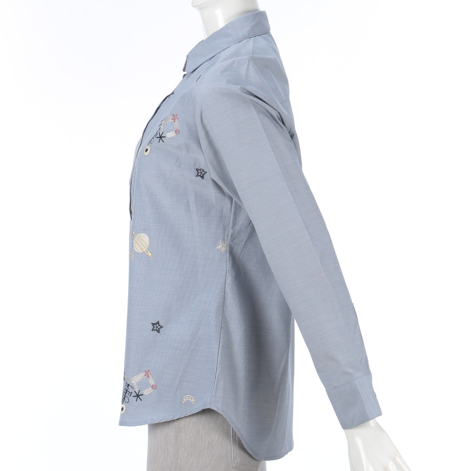 コズミック刺繍ブラウス - 画像5