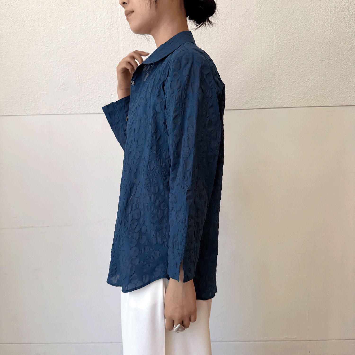 塩縮無地七分袖 - 画像11