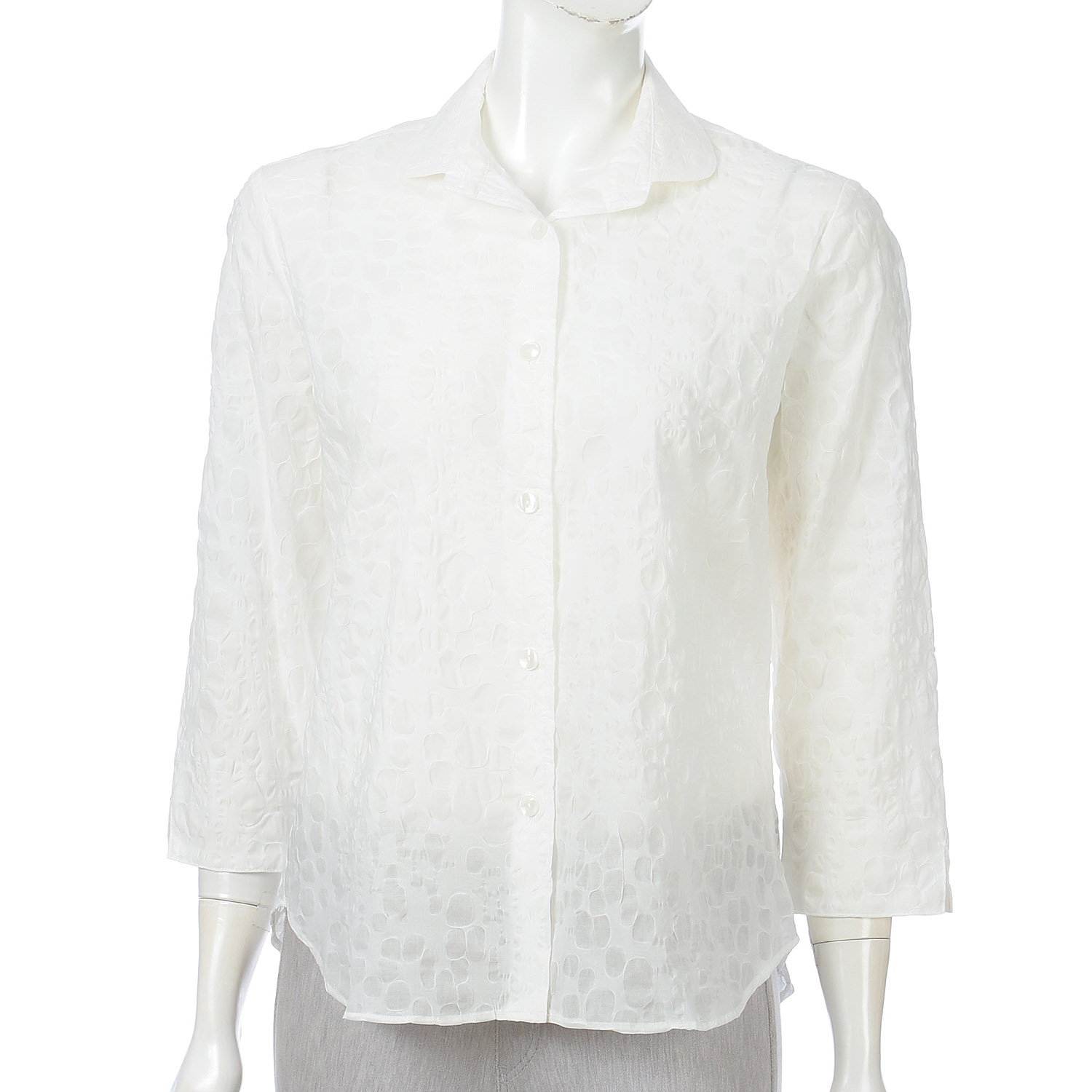 塩縮無地七分袖 - 画像13