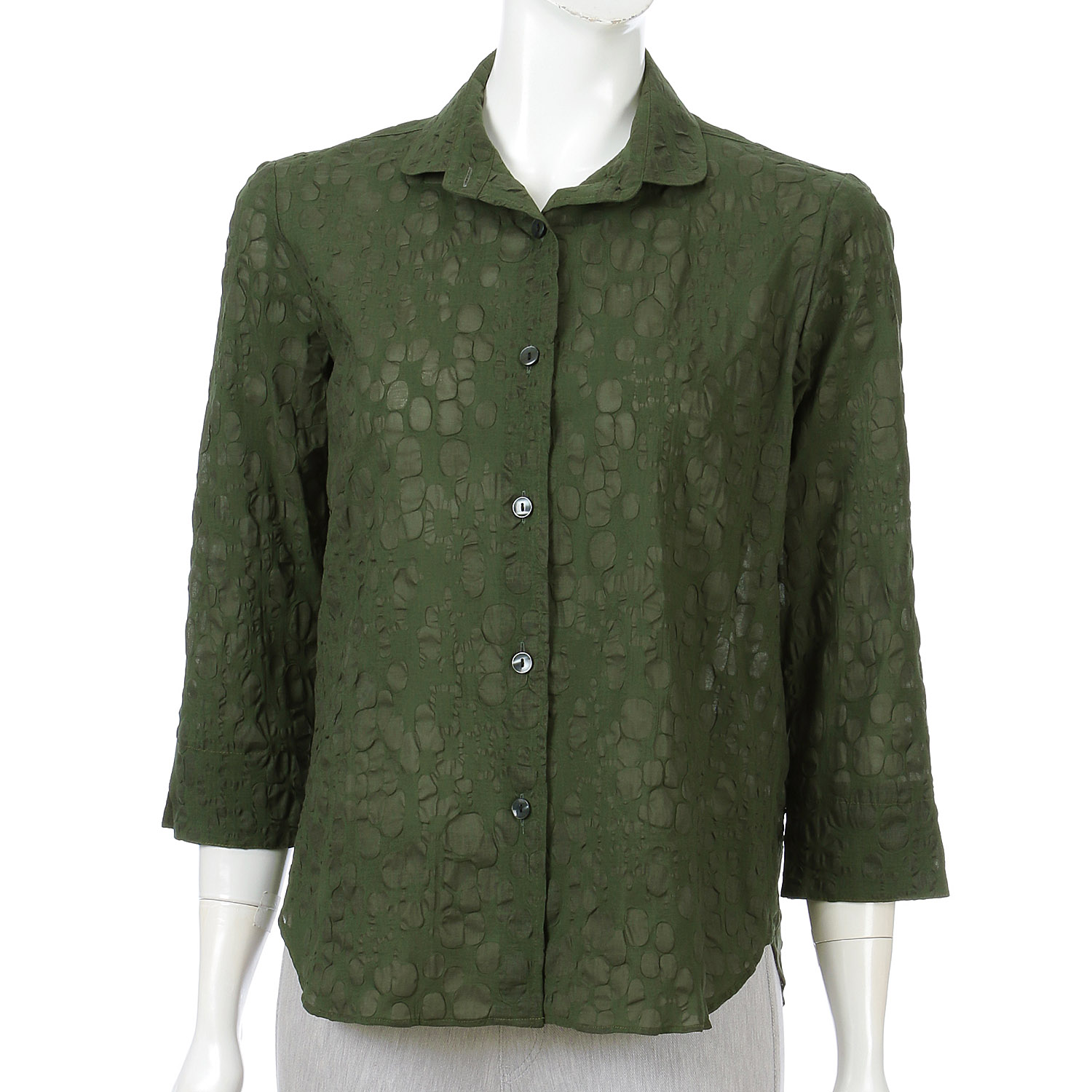 塩縮無地七分袖 - 画像14