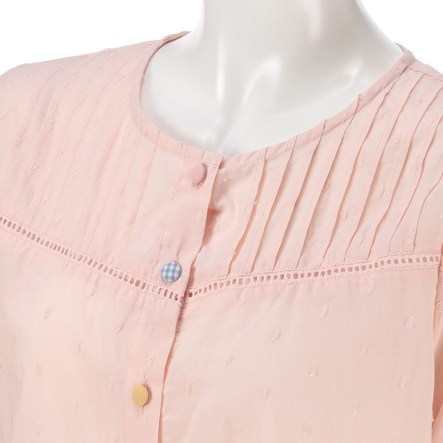 カラフル釦刺繍ブラウス - 画像6