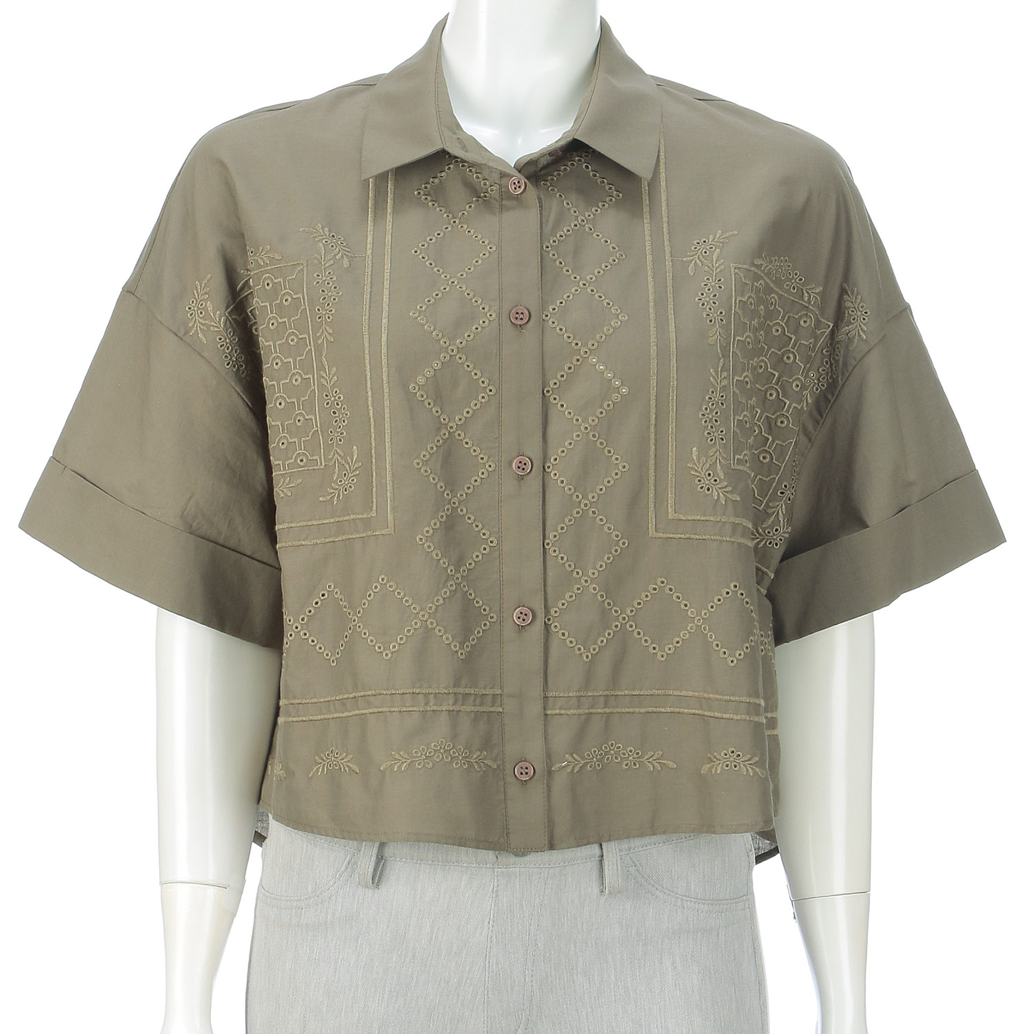 パネル刺繍ブラウス - 画像13