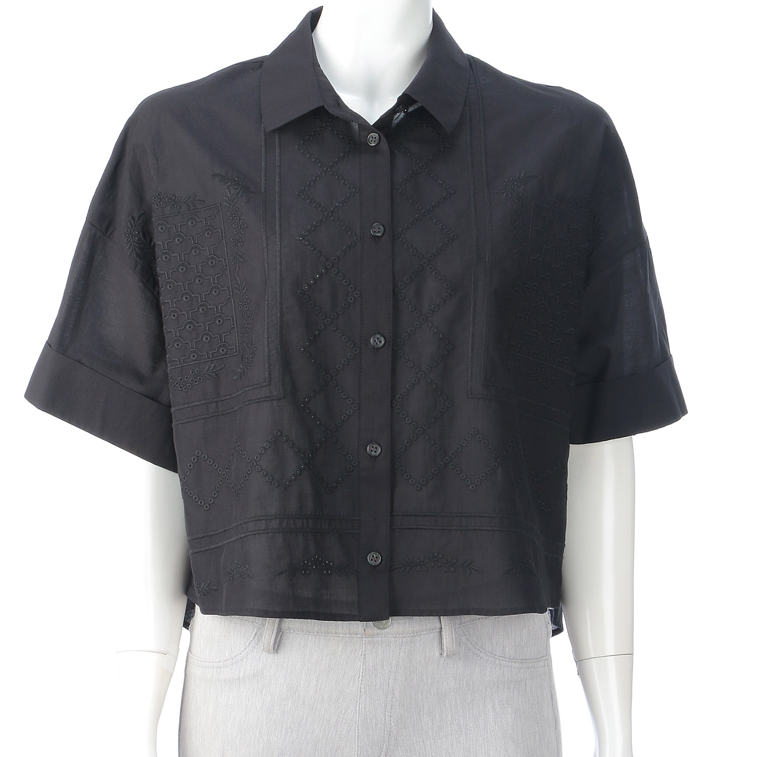 パネル刺繍ブラウス - 画像7