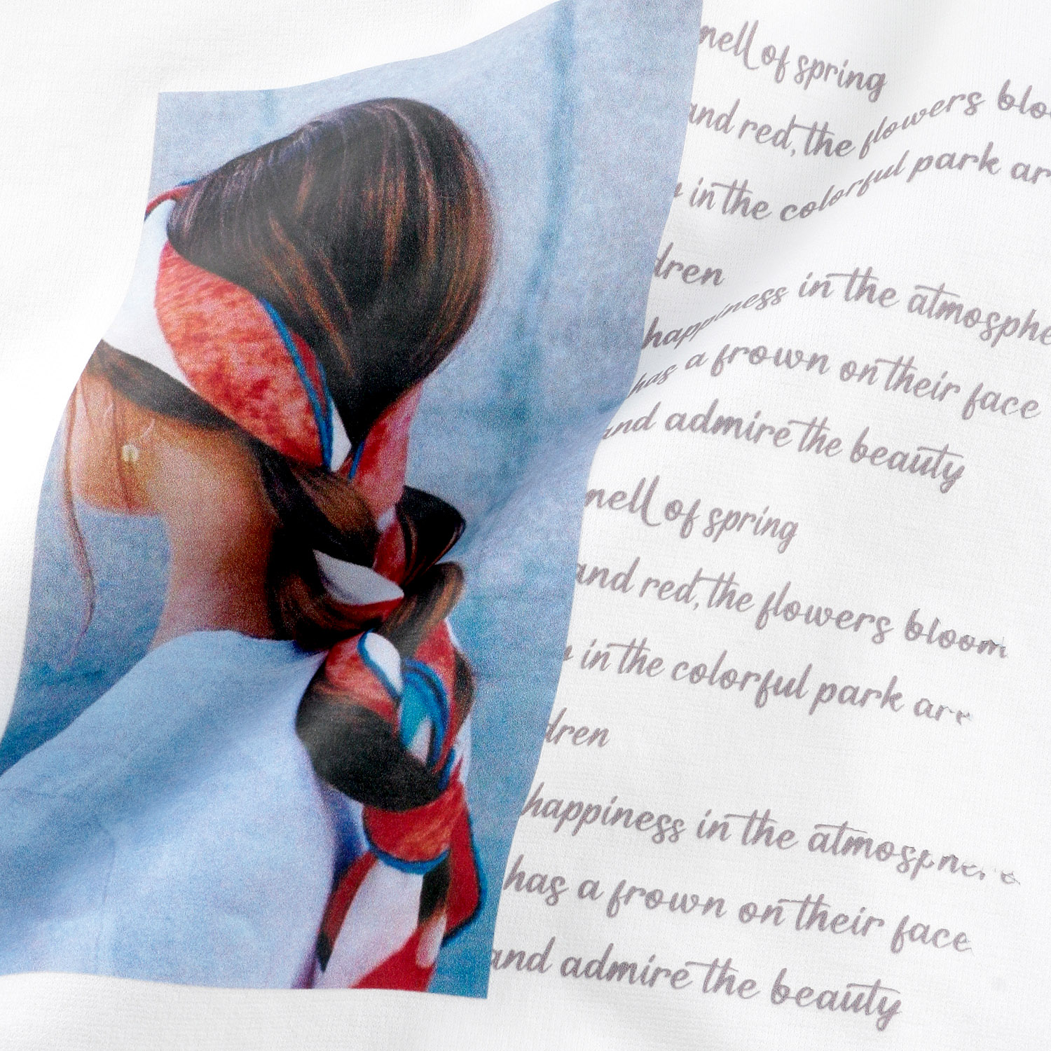 裾ドロスト切替Tシャツ - 画像10