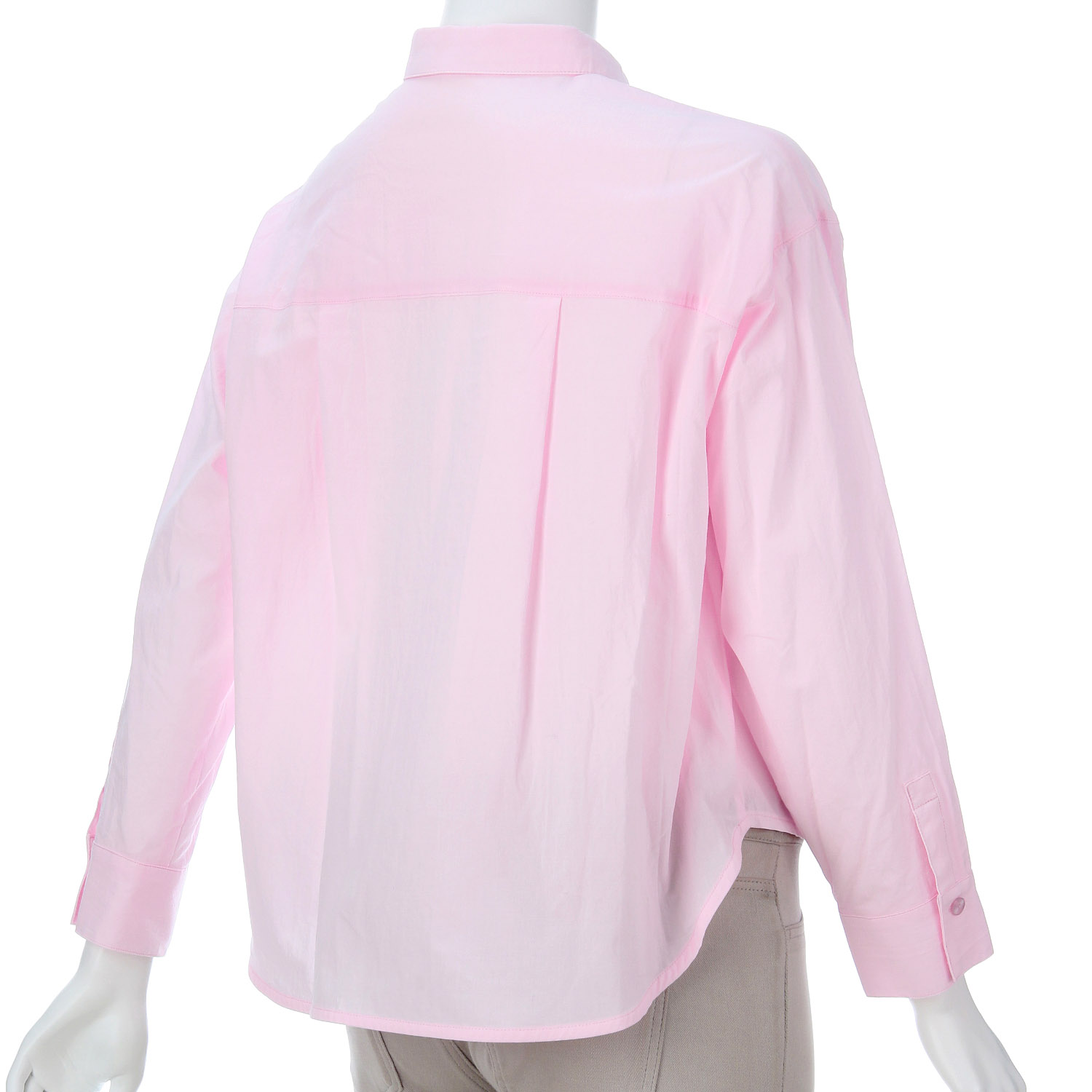 綿ワッシャーロゴ刺繍ブラウス - 画像6