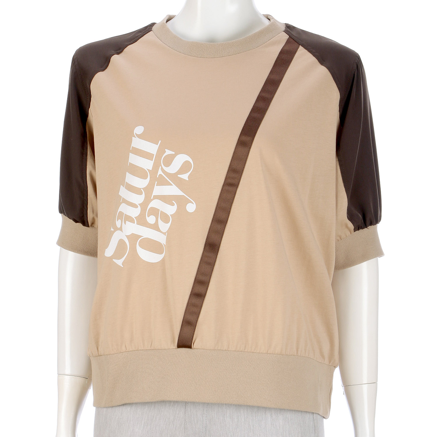 ロゴプリント切替プルオーバー - 画像3