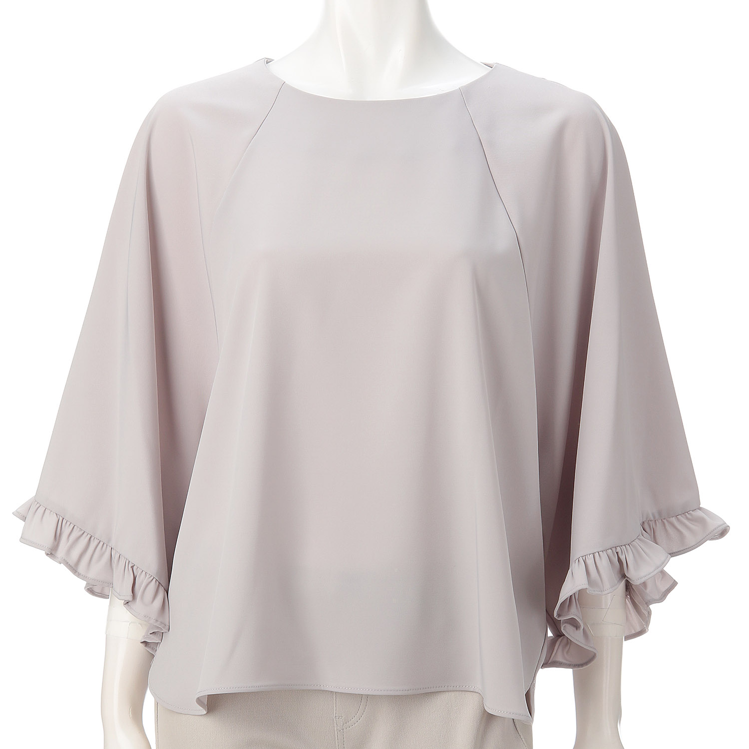 フリルスリーブブラウス - 画像1