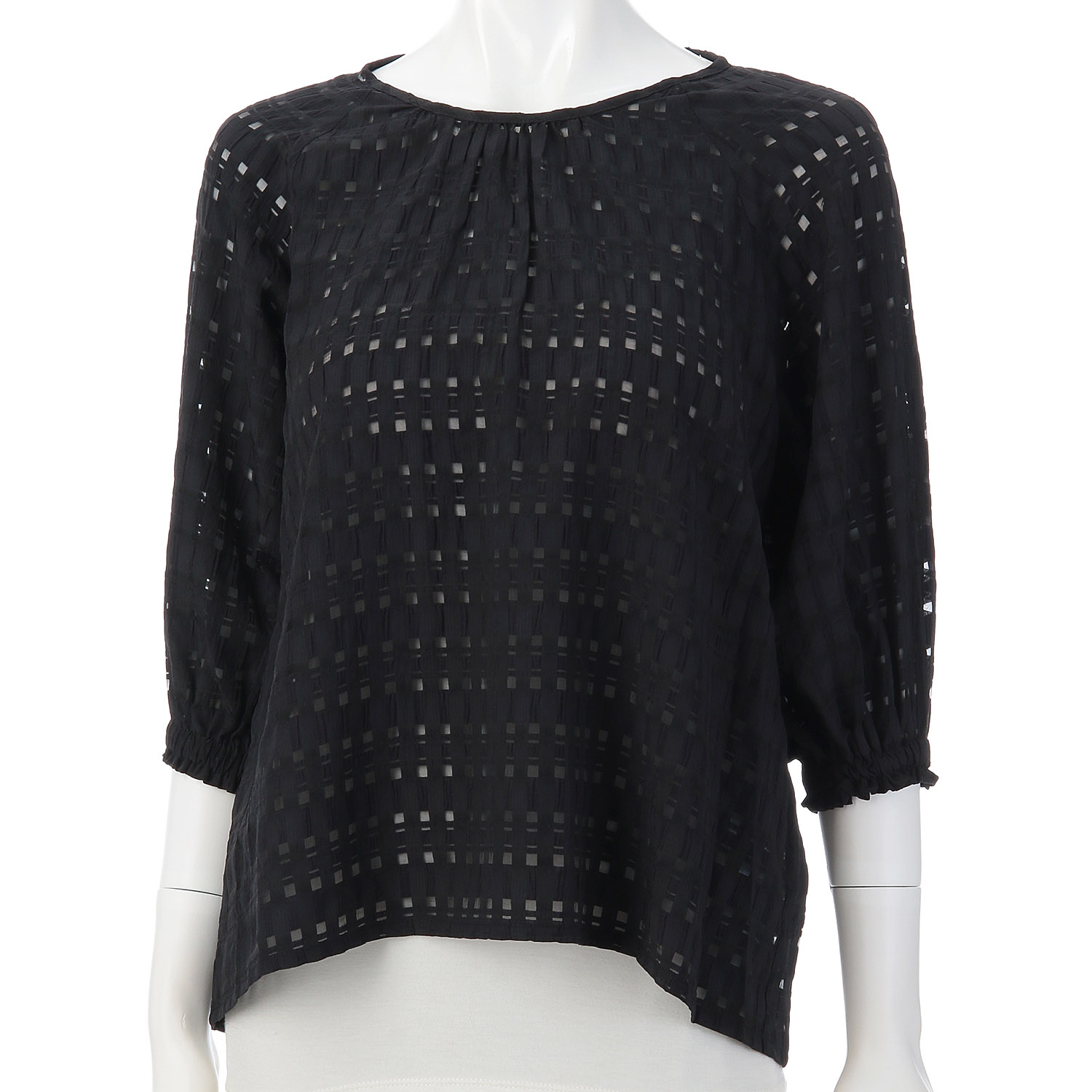 シアーチェックプルオーバー - 画像3