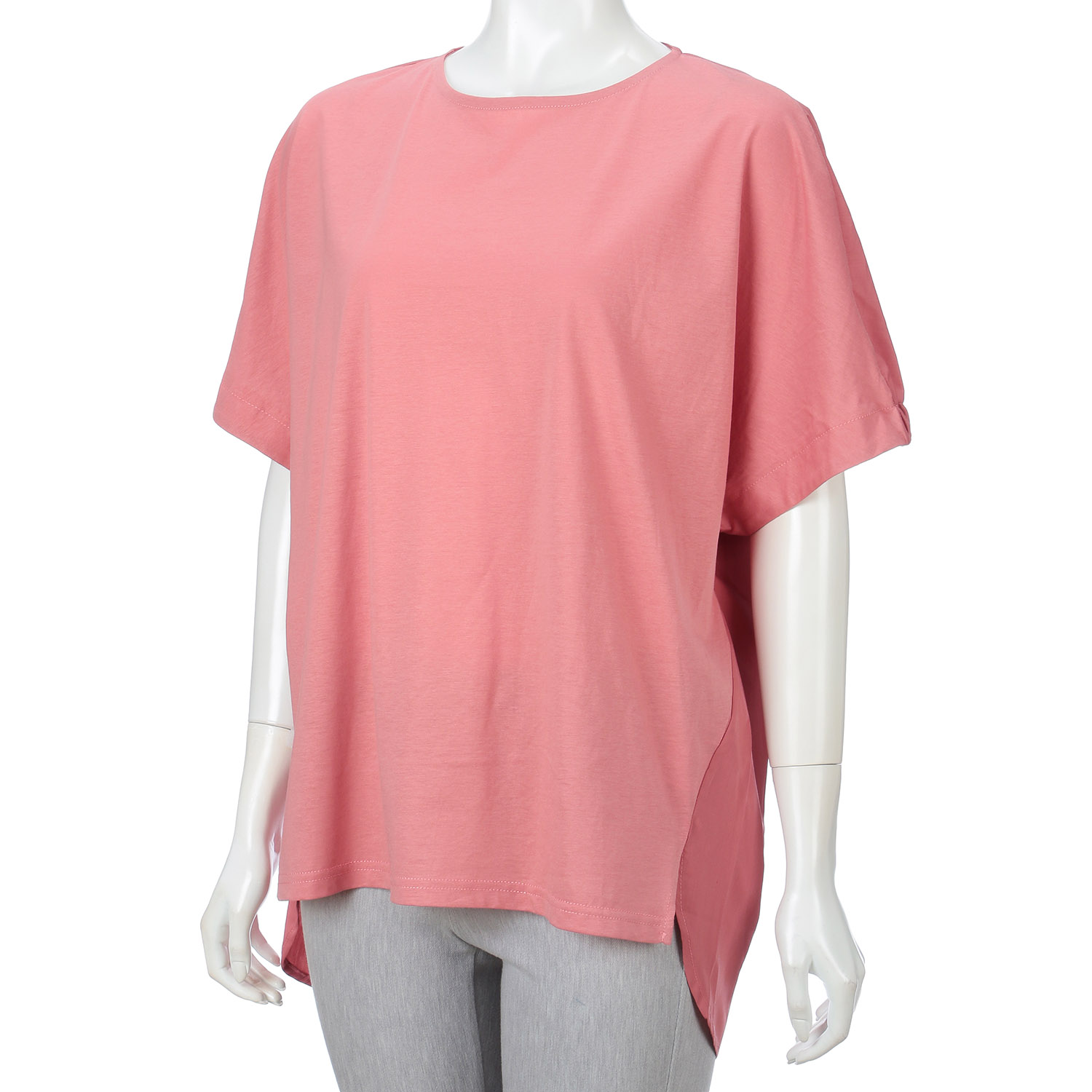 シルケット綿後身布帛使いプルオーバー - 画像8