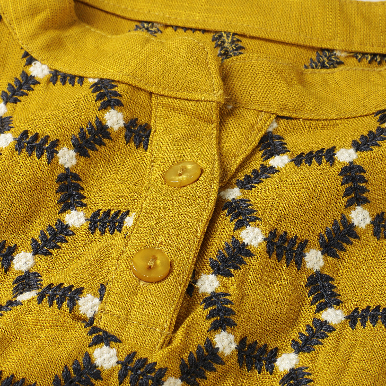 刺繍ギャザー入りドルマンブラウス - 画像5