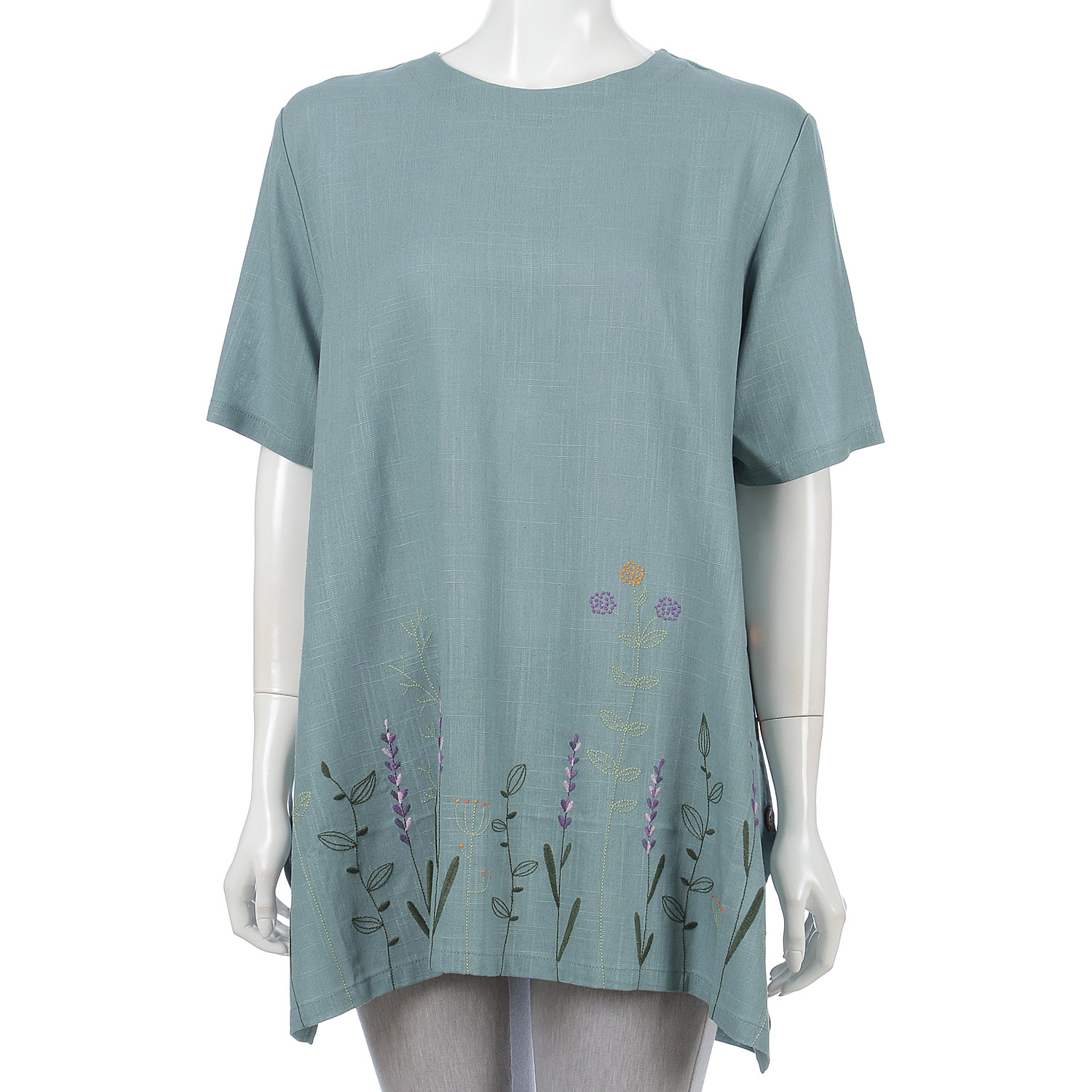 裾刺繍チュニック