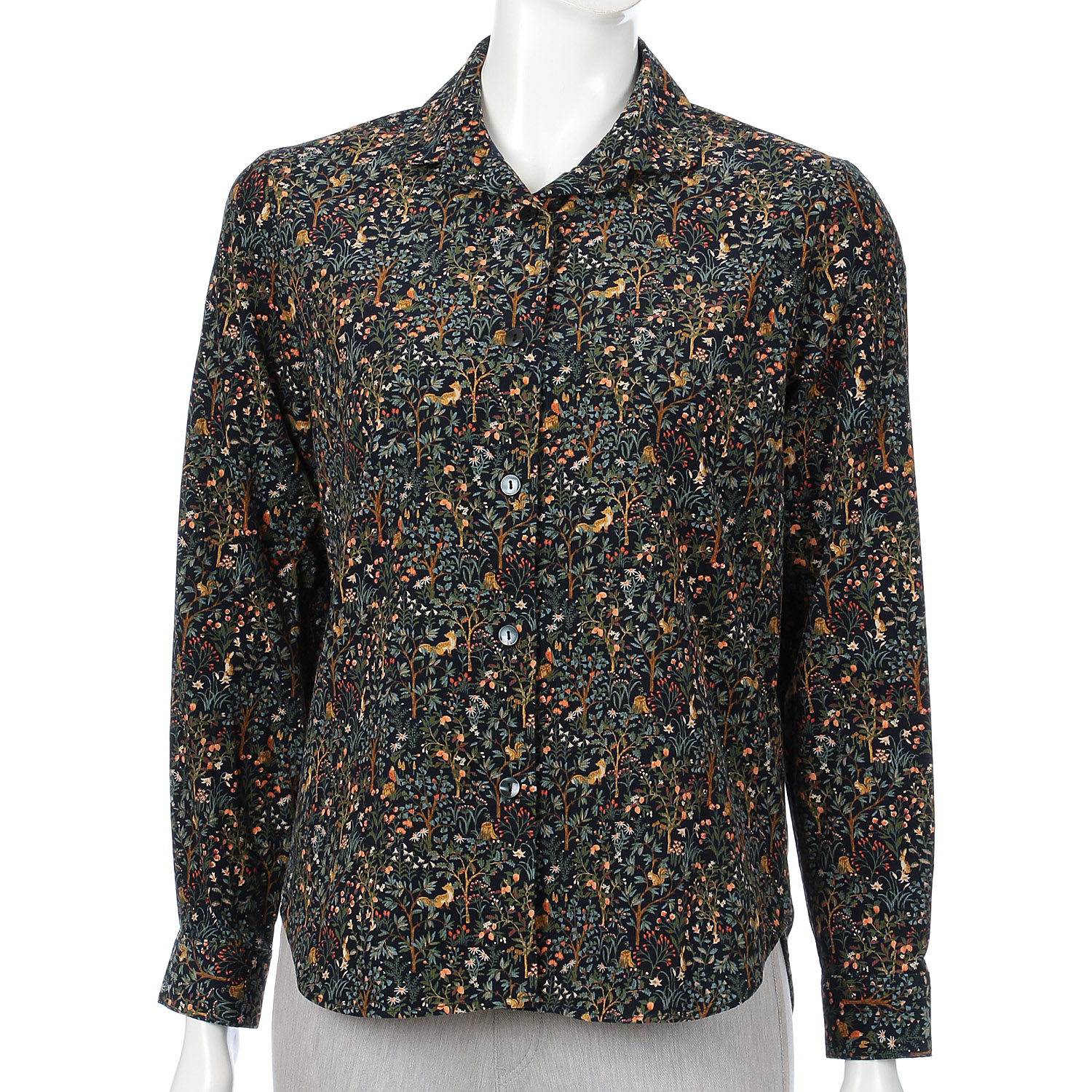 コール天プリントシャツ - 画像4