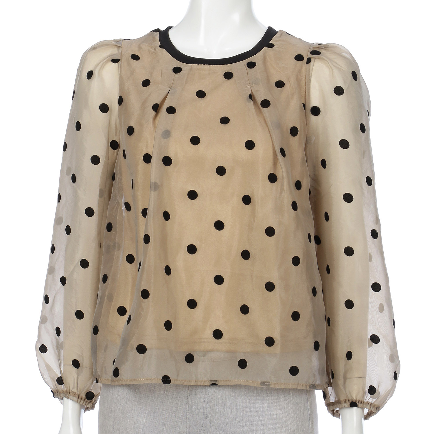 フロッキードットプルオーバー - 画像8