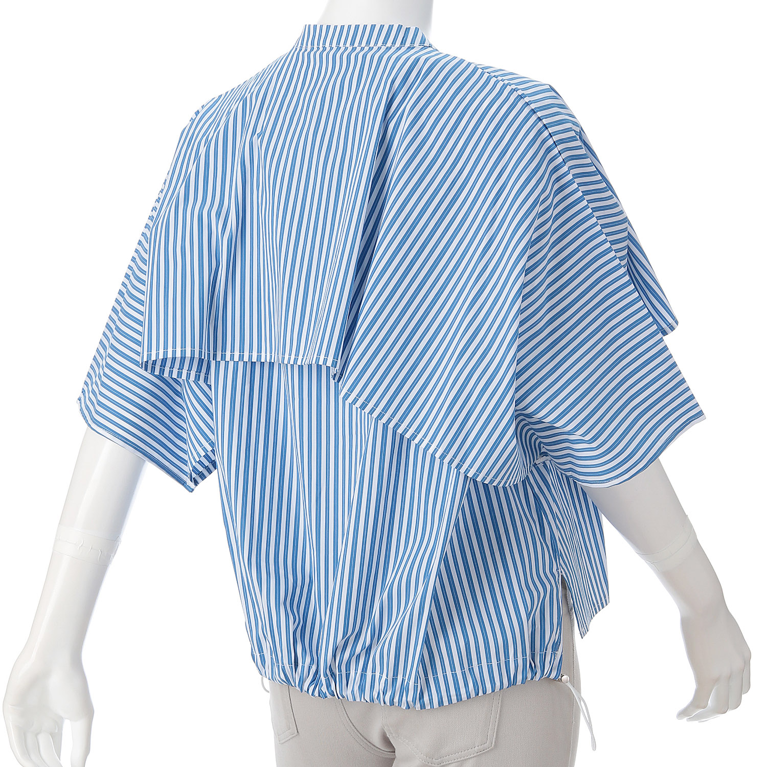 ケープ風デザインブラウス - 画像5