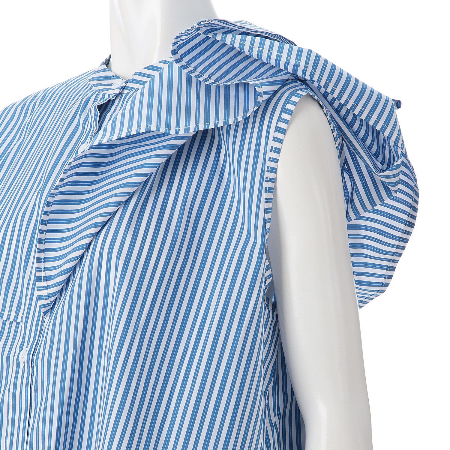 ケープ風デザインブラウス - 画像6