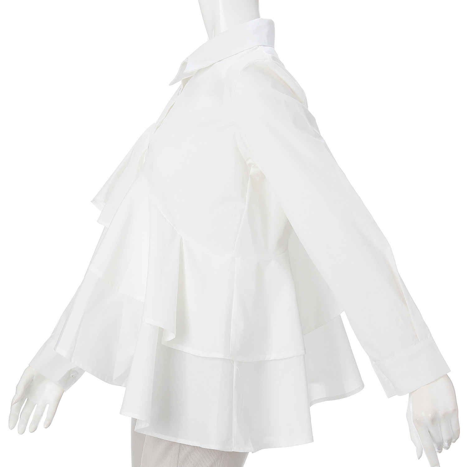 アシンメトリーデザインプルオーバー - 画像2