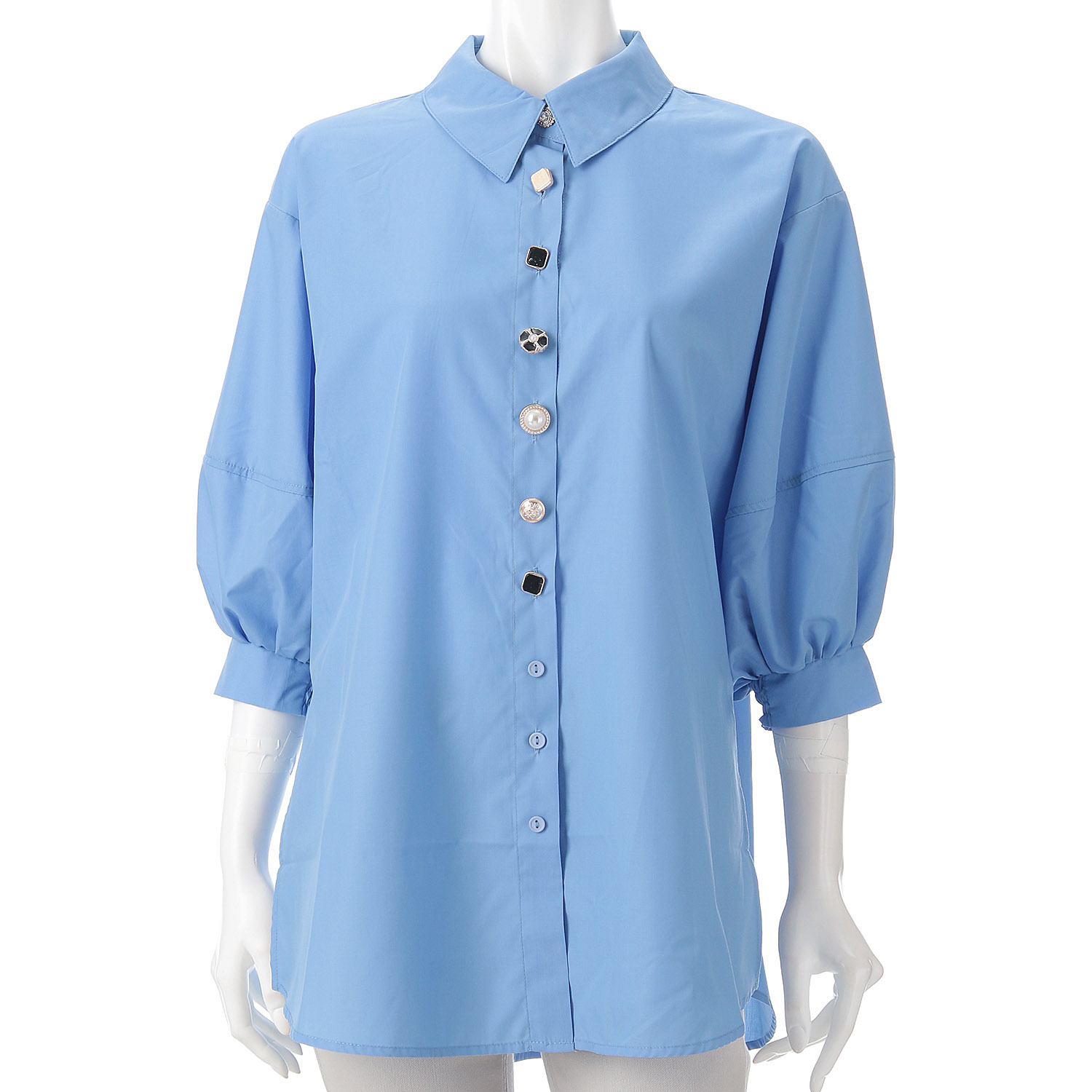 【my life】多釦ブラウス - 画像7