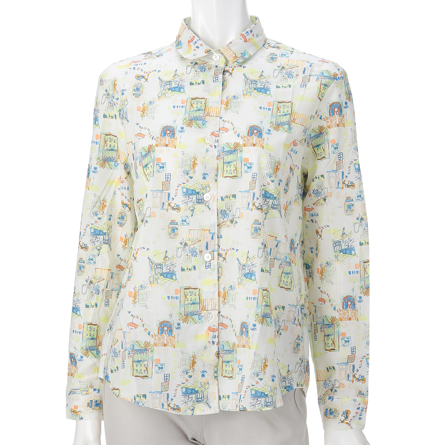 綿ローンシャツ - 画像2