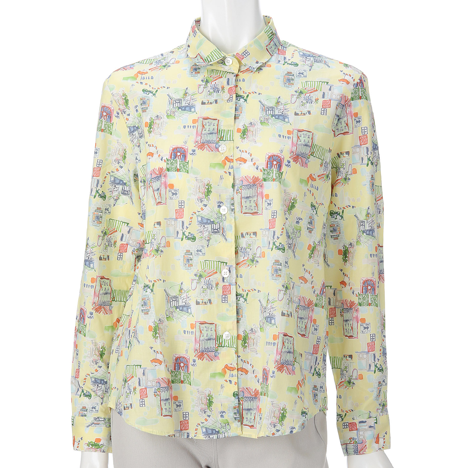 綿ローンシャツ