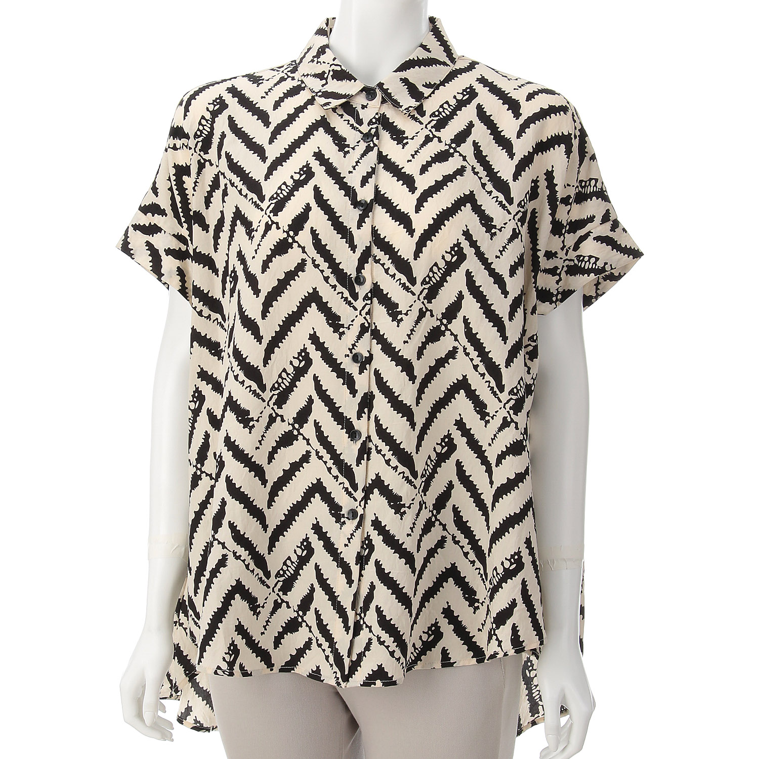 プリントブラウス - 画像3