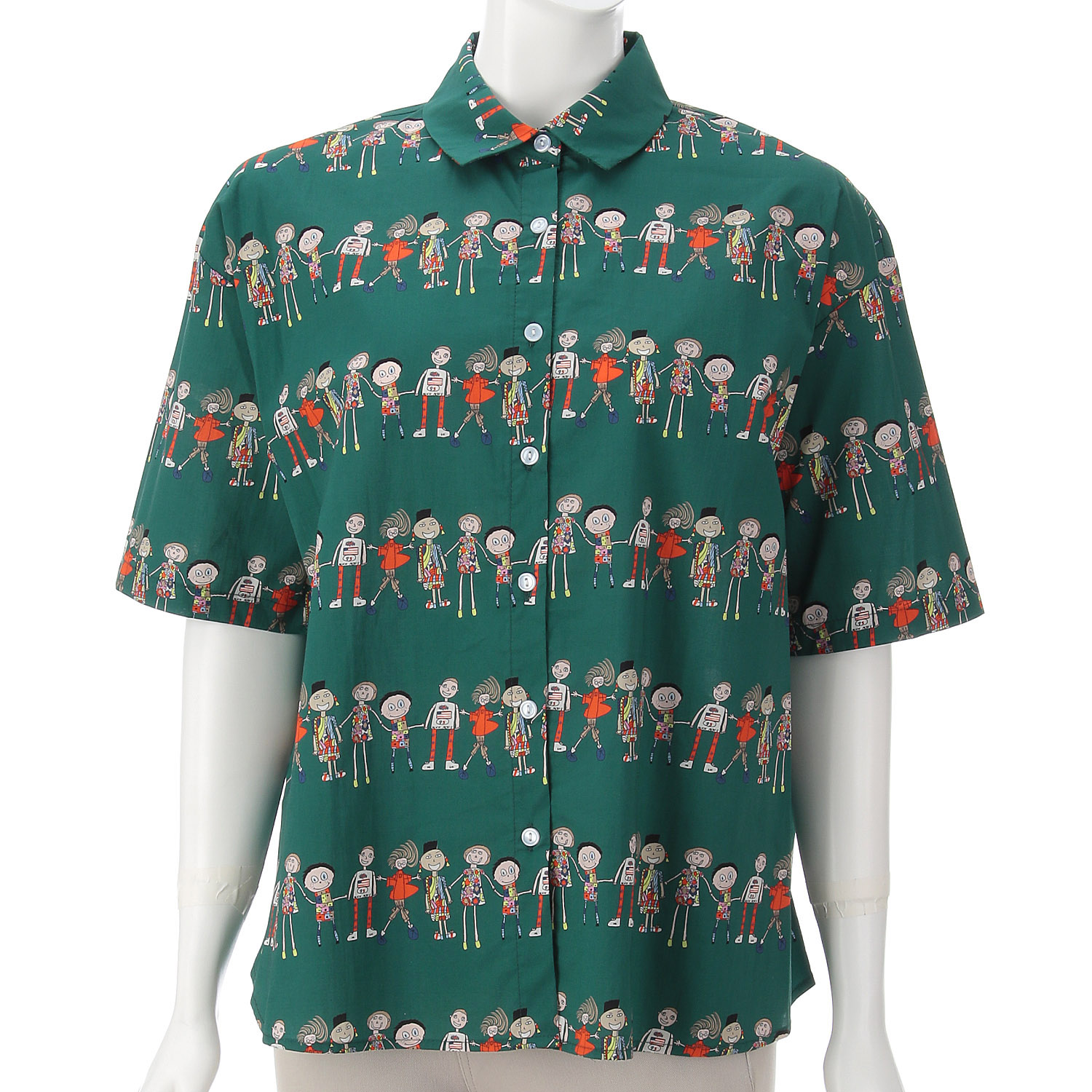 プリントブラウス - 画像4