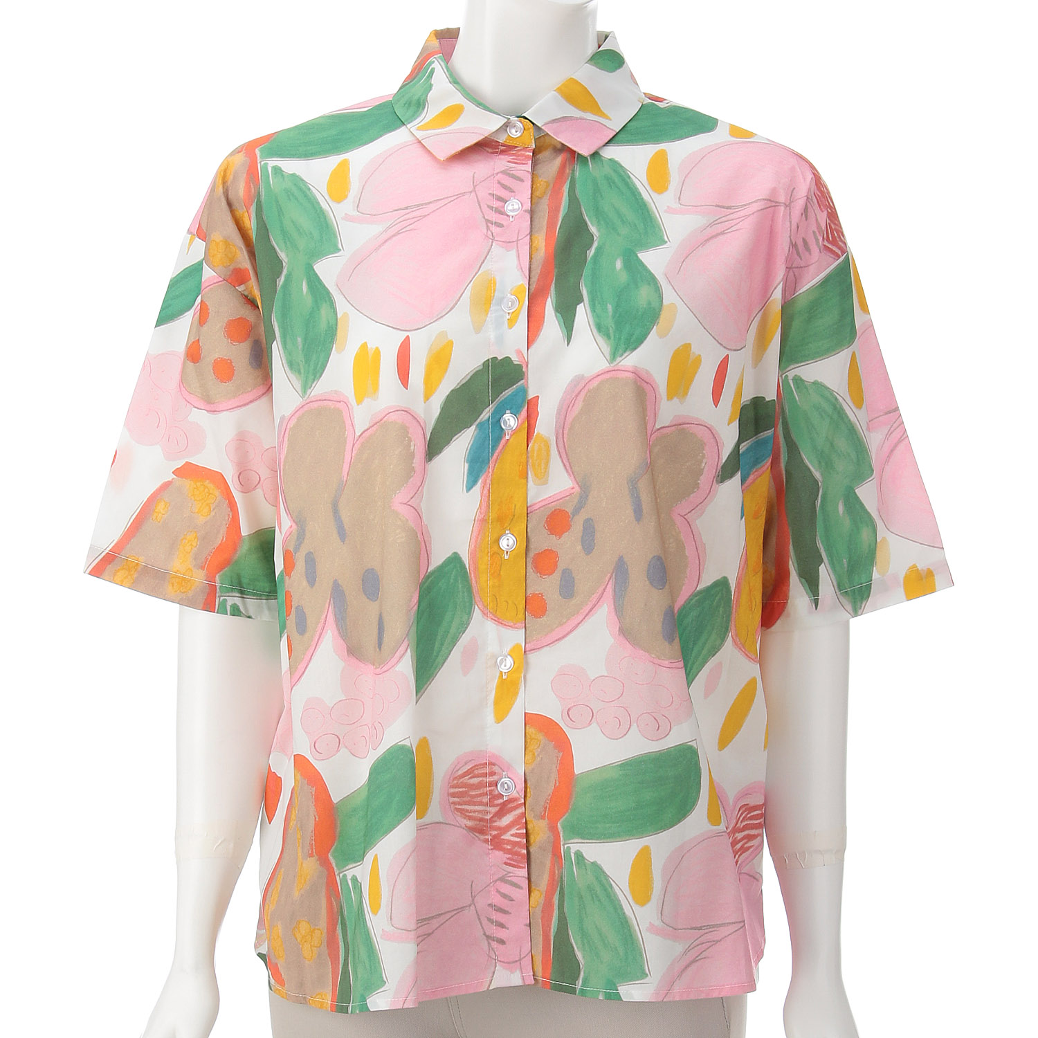 プリントブラウス - 画像3