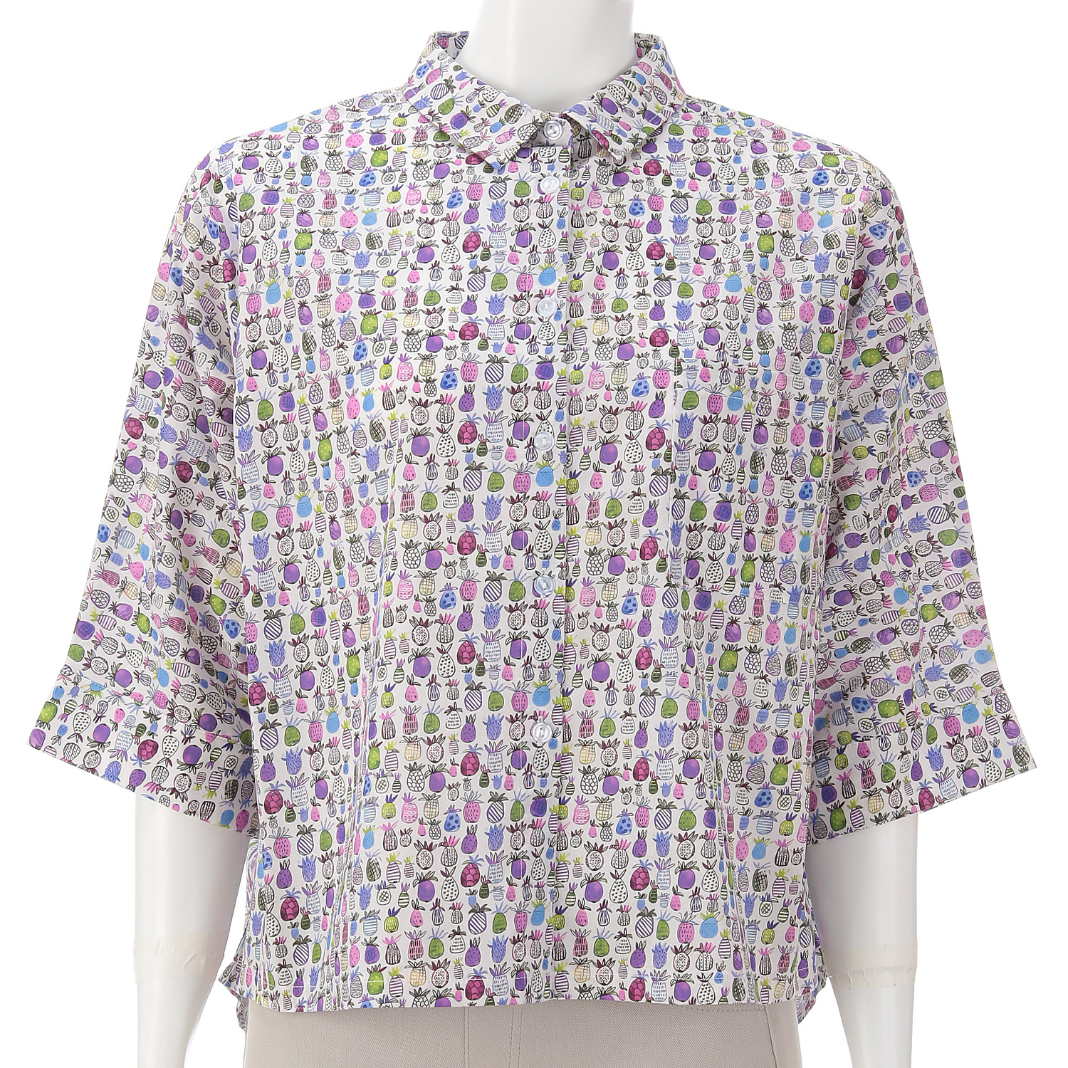 プリントブラウス - 画像2