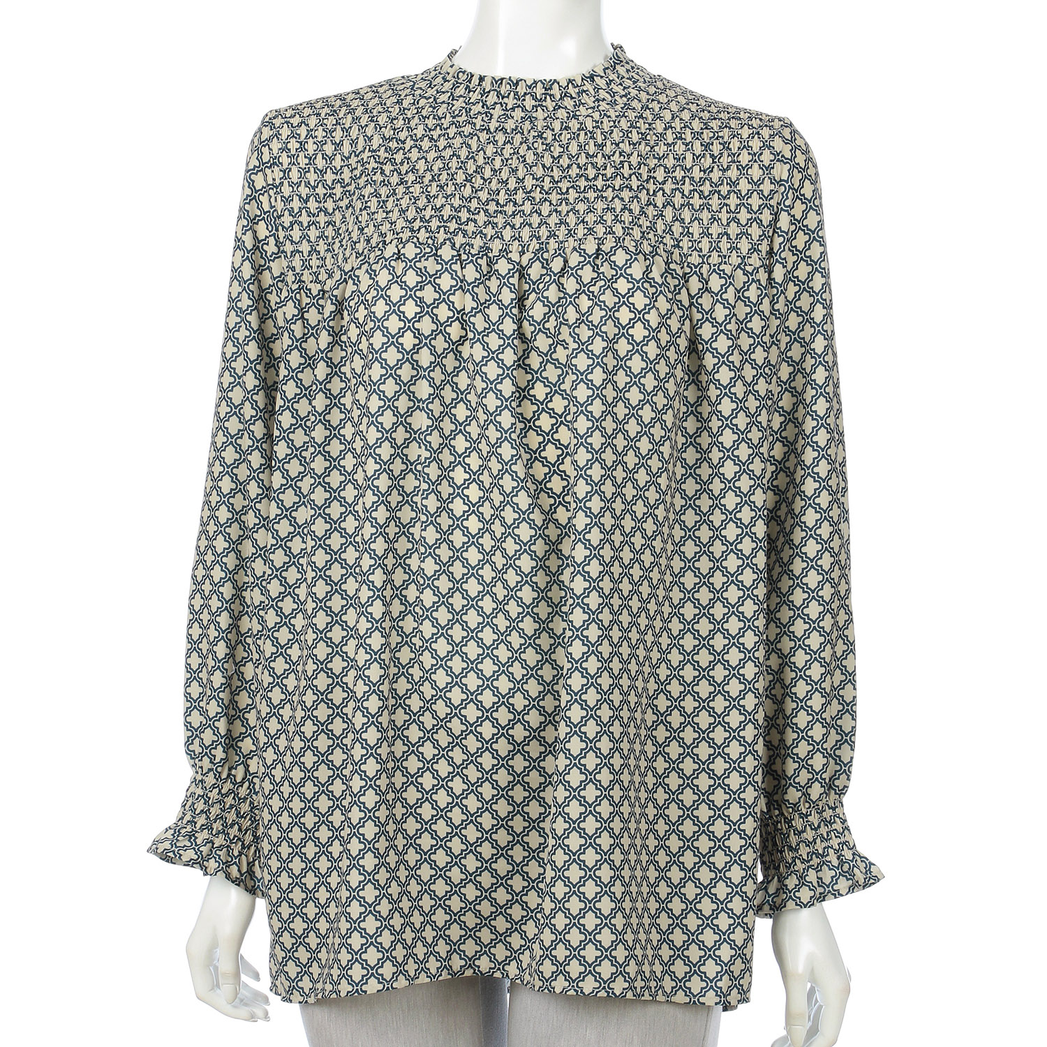 ジョーゼットプリントシャーリングチュニック - 画像3