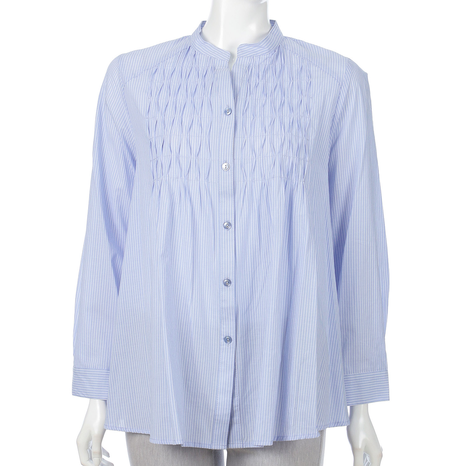 ストライプブラウス