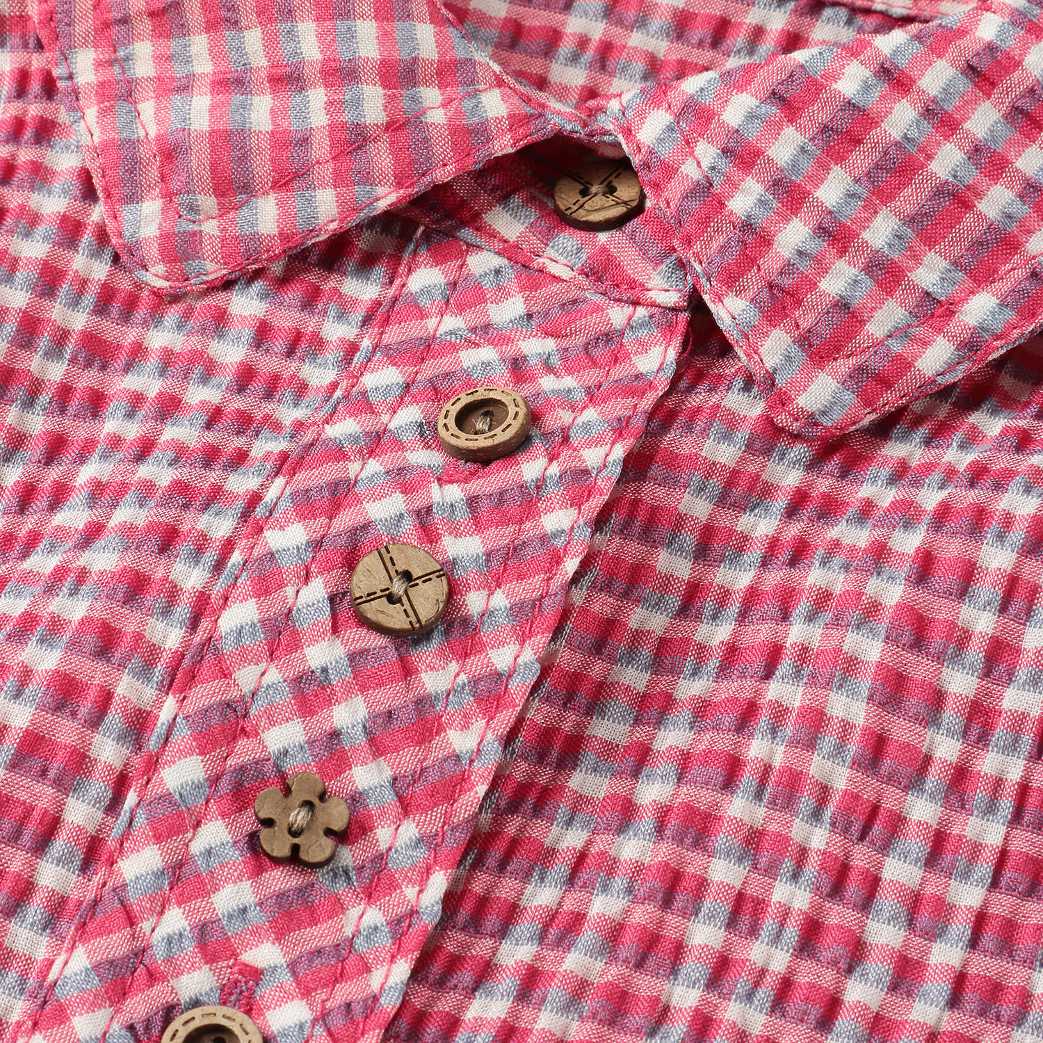 ギンガムブラウス - 画像3